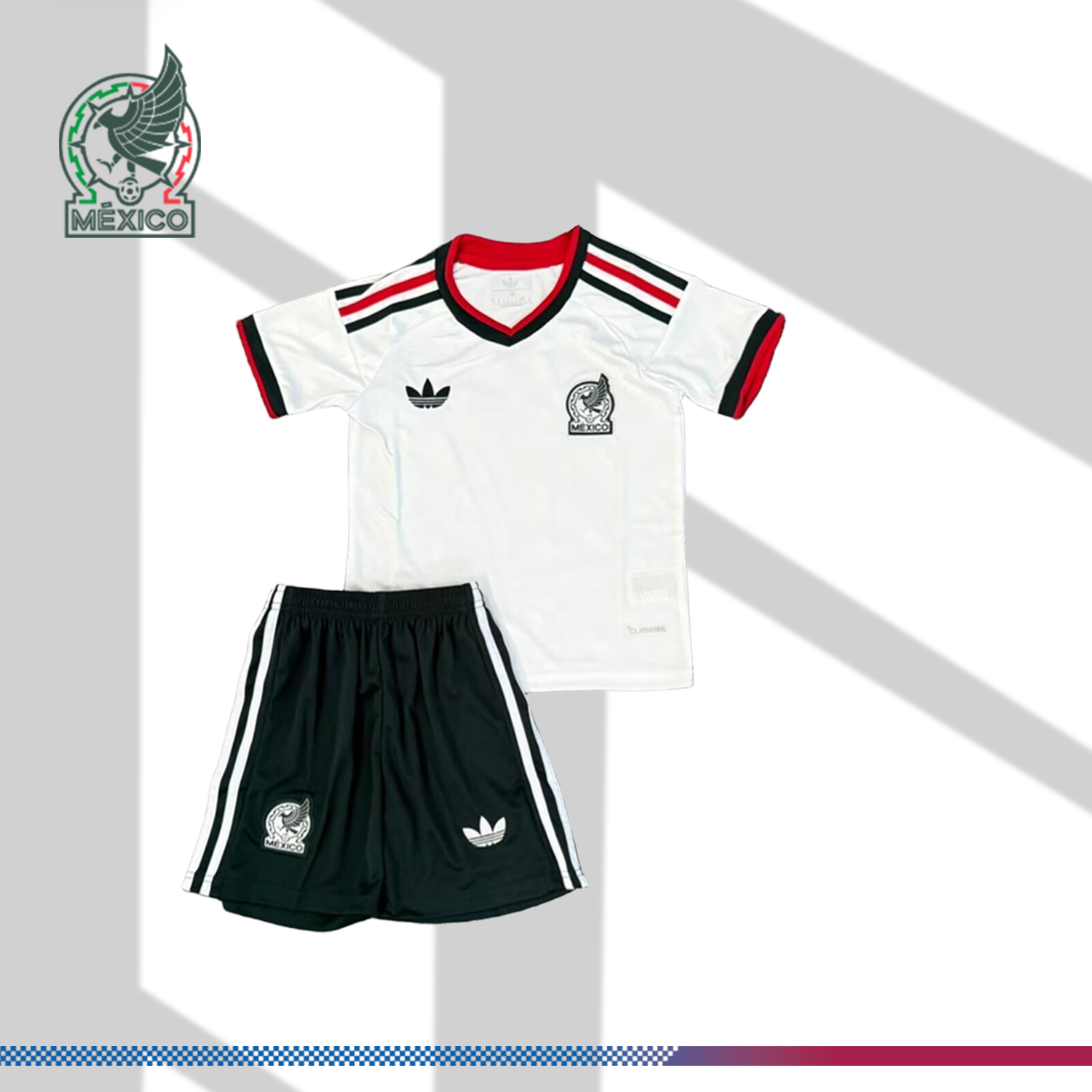 2026 Mexico away Kids Football Shirt （Kids Kit socks）