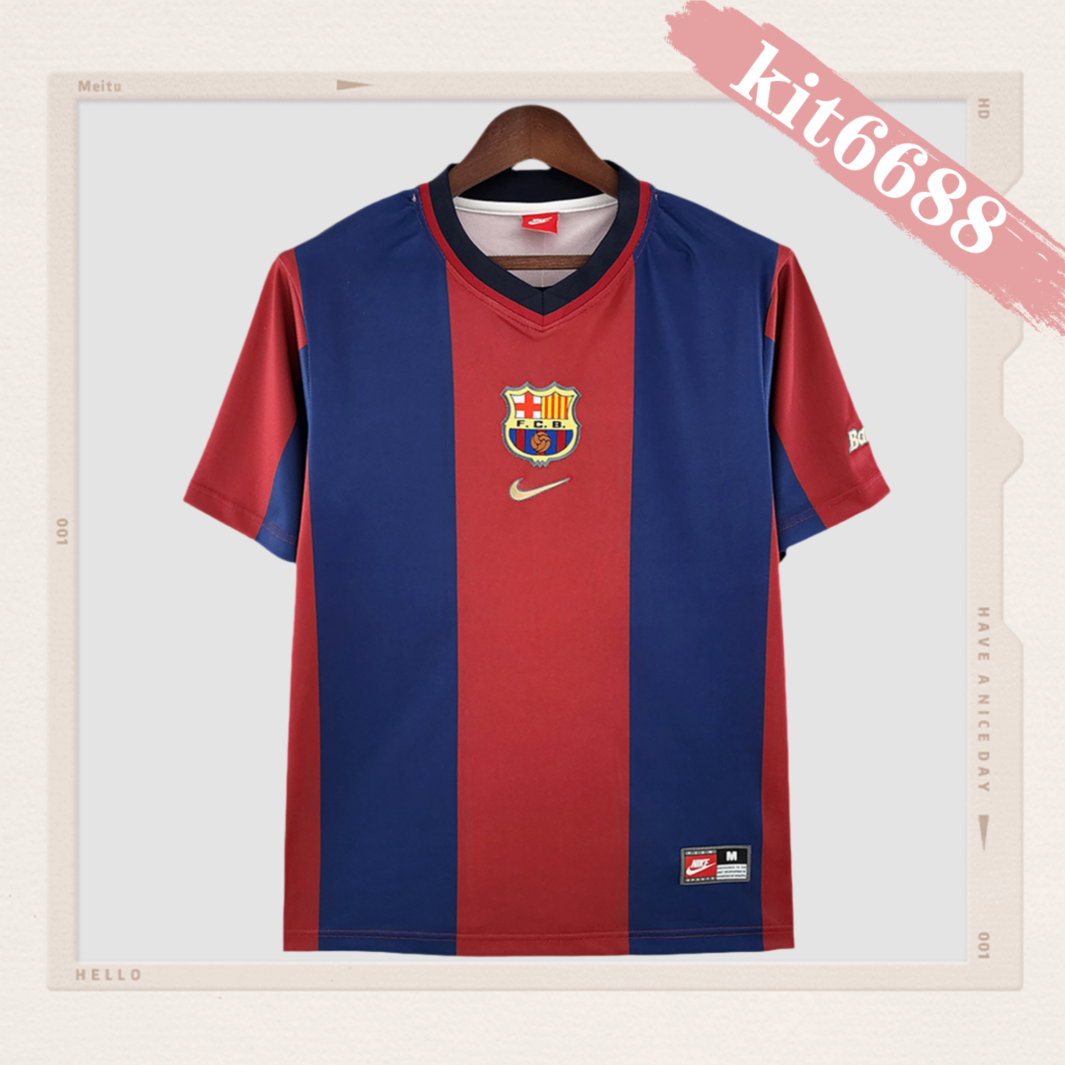 1998/1999 Barcelona Home Retro Football Shirt