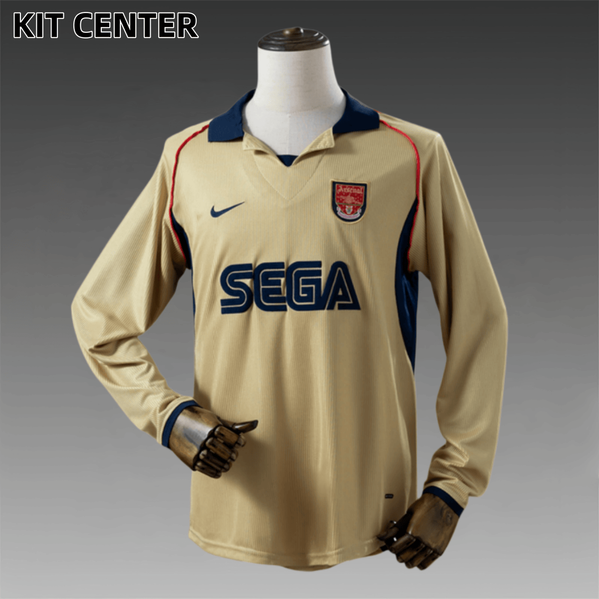 01/02 Arsenal Away Retro Long Sleeve Football Shirt