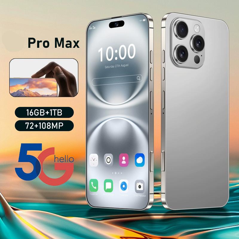 GPT-Phone 16 Pro Max Smartphone with 16GB RAM 1TB Android Storage