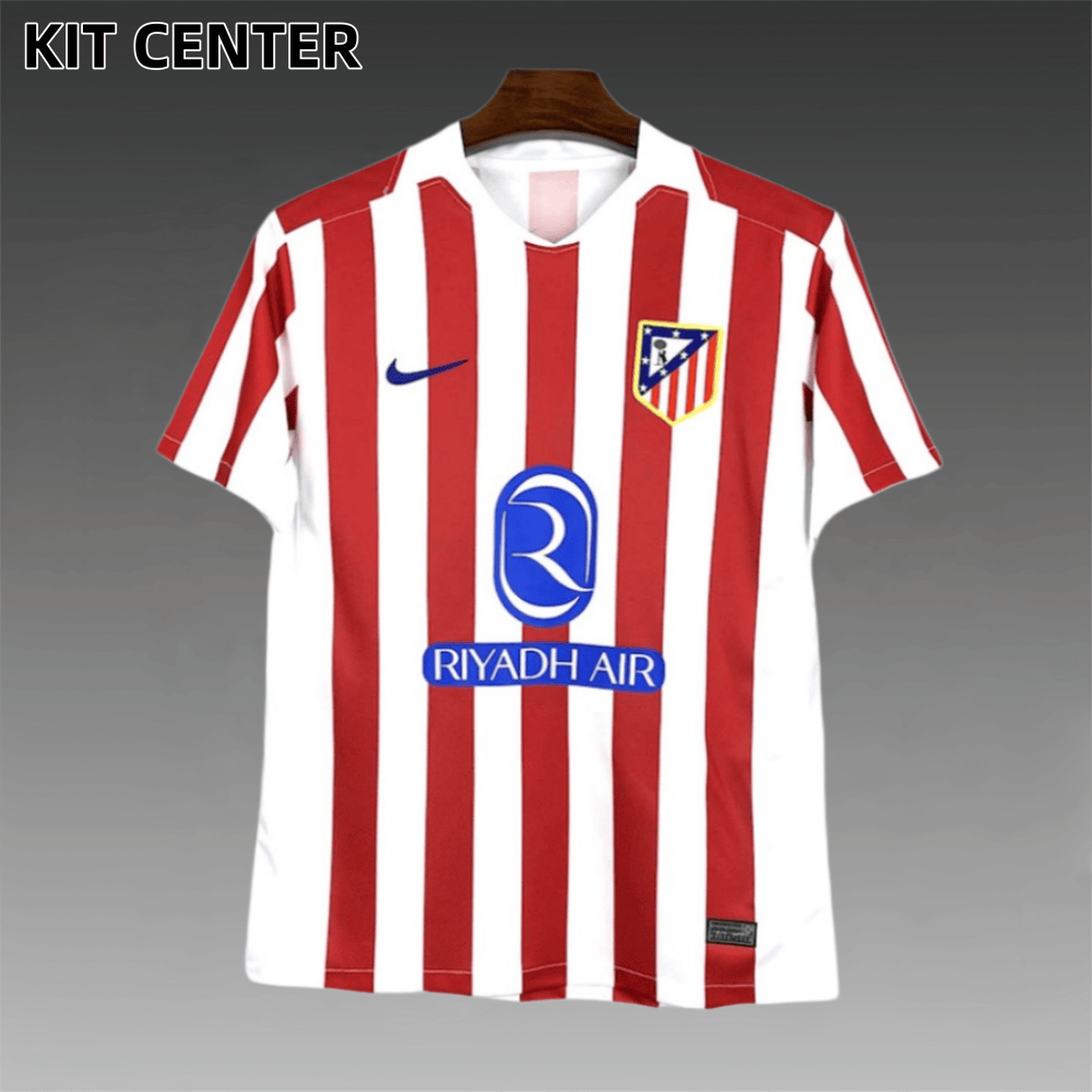 2025/2026 Atletico Madrid Home Football Shirt （Fan Edition）
