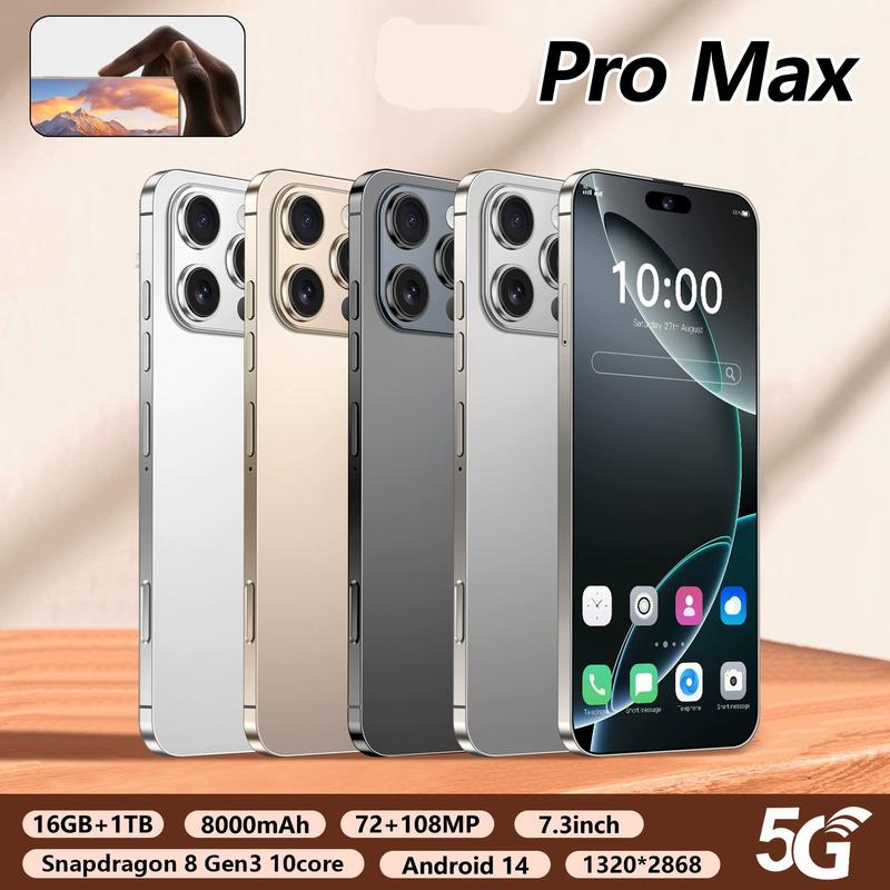 GPT-Phone 16 Pro Max Smartphone with 16GB RAM 1TB Android Storage