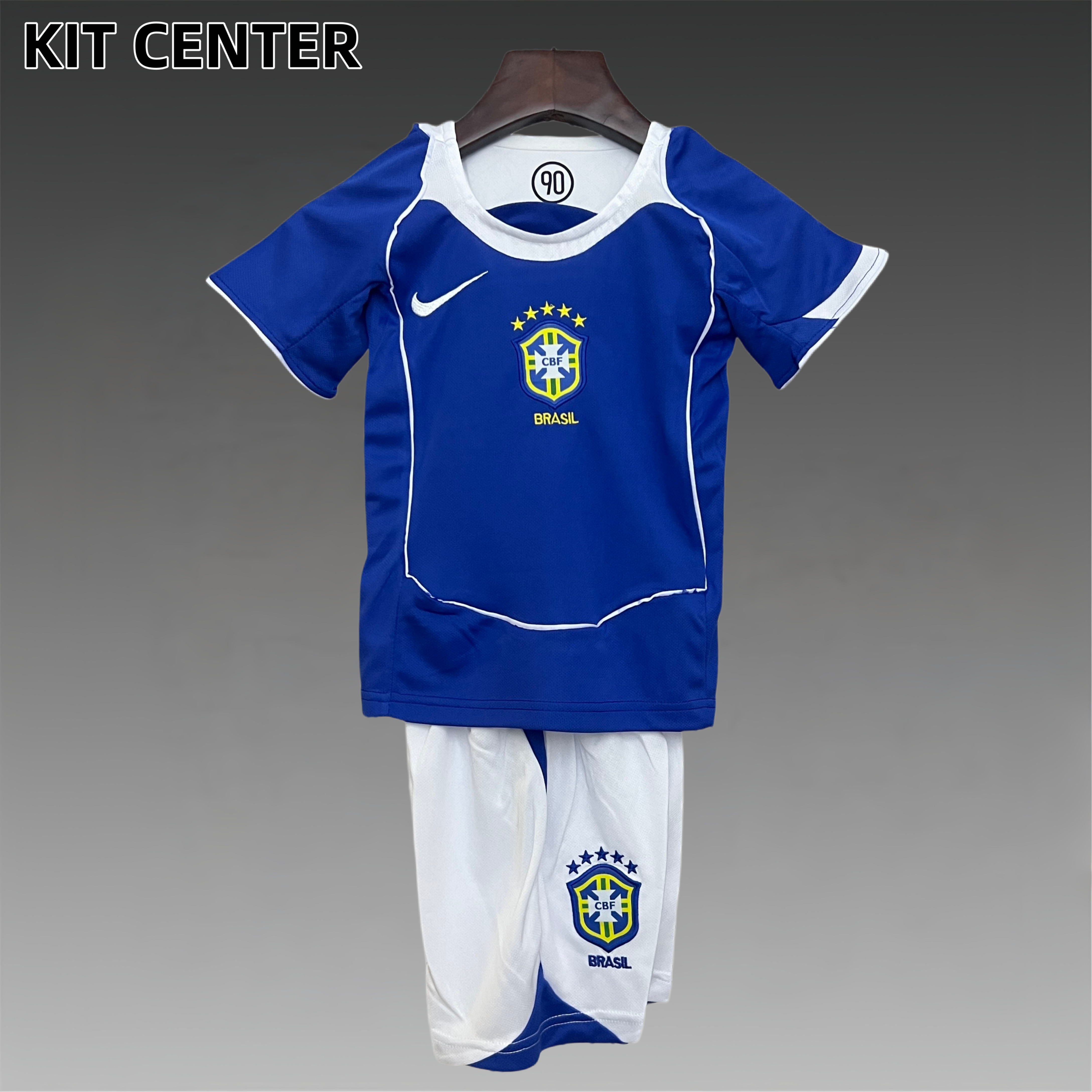 2004 Brazil Away Retro Kids Kit