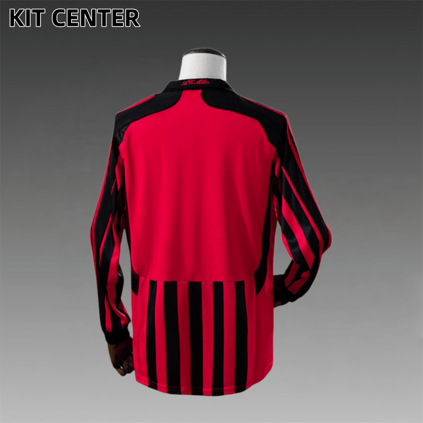 2007/2008 AC Milan home Retro Long Sleeve Football Shirt