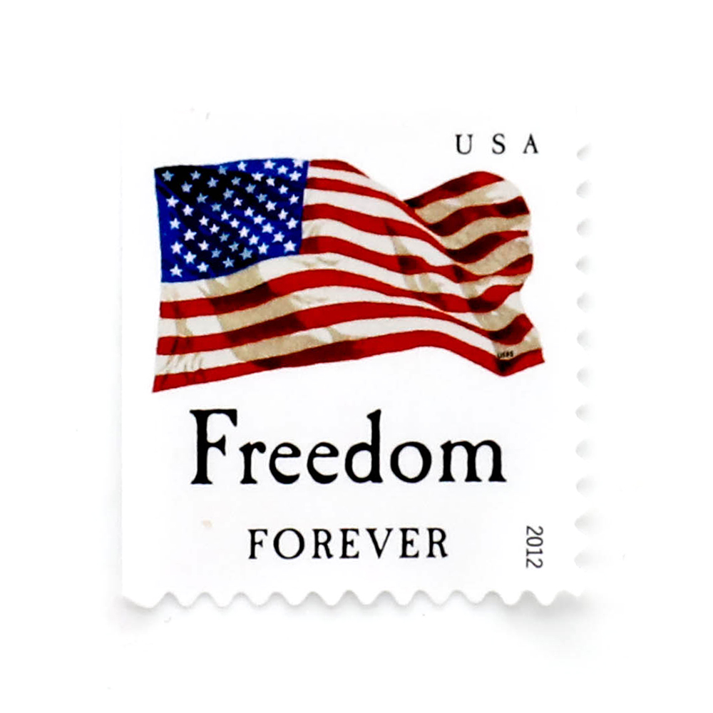2012 First-Class Forever Stamp - Flag and 
