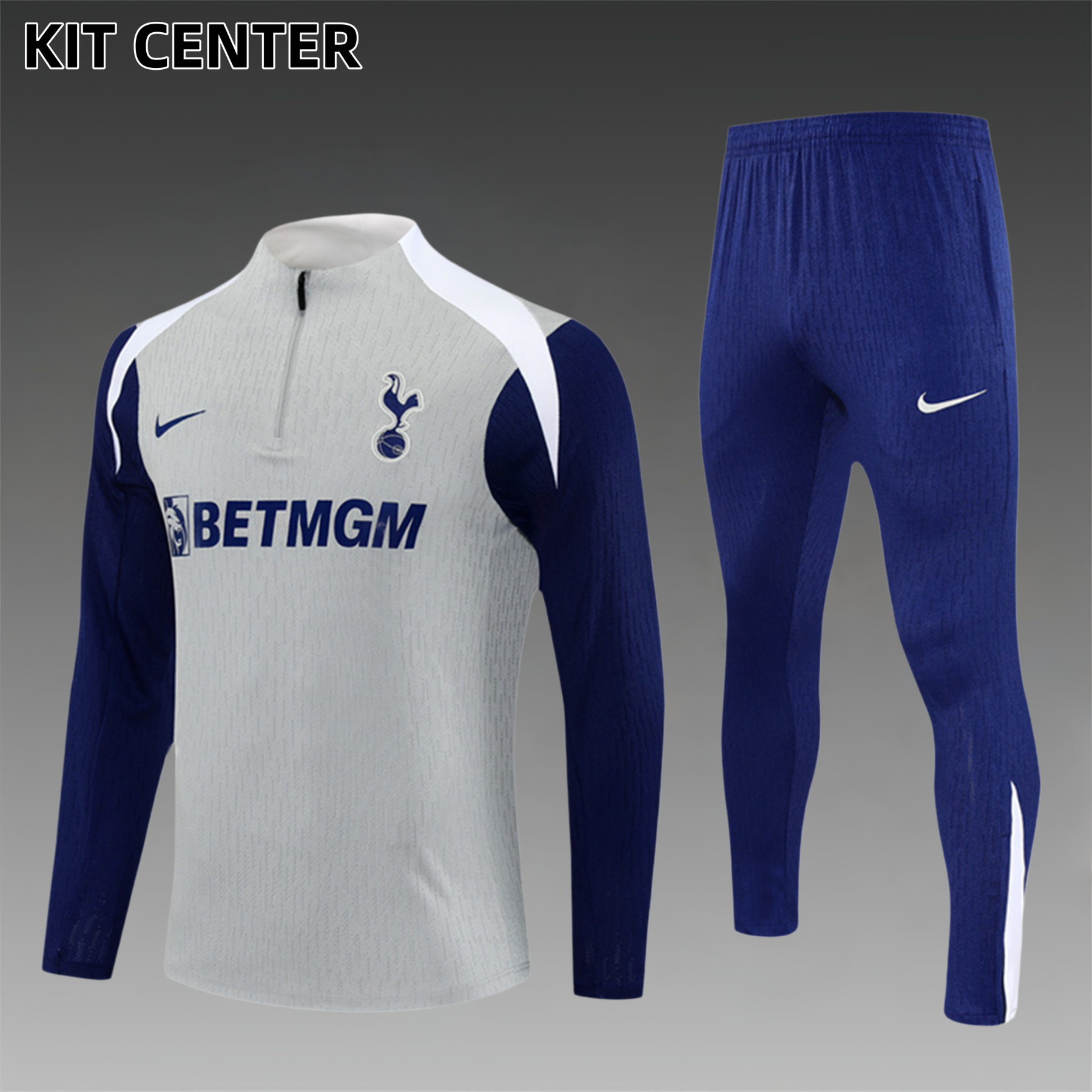 2025/2026 Tottenham Adult Half Zip Training Suit (Adult Kids Kit)