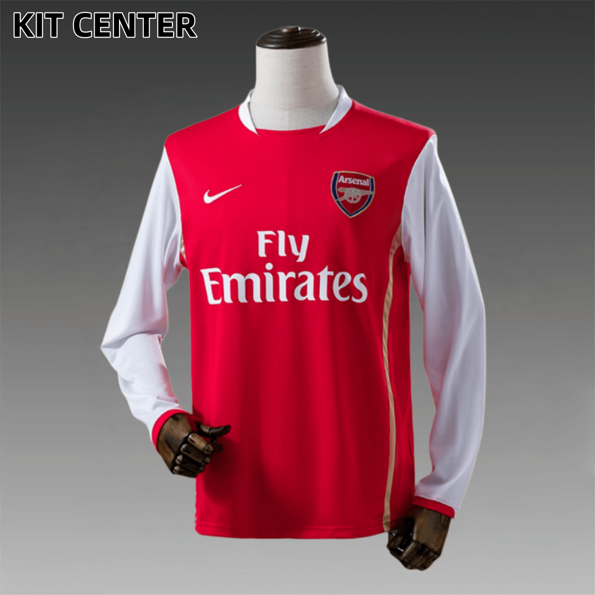 06/07 Arsenal Home  Retro Long Sleeve Football Shirt