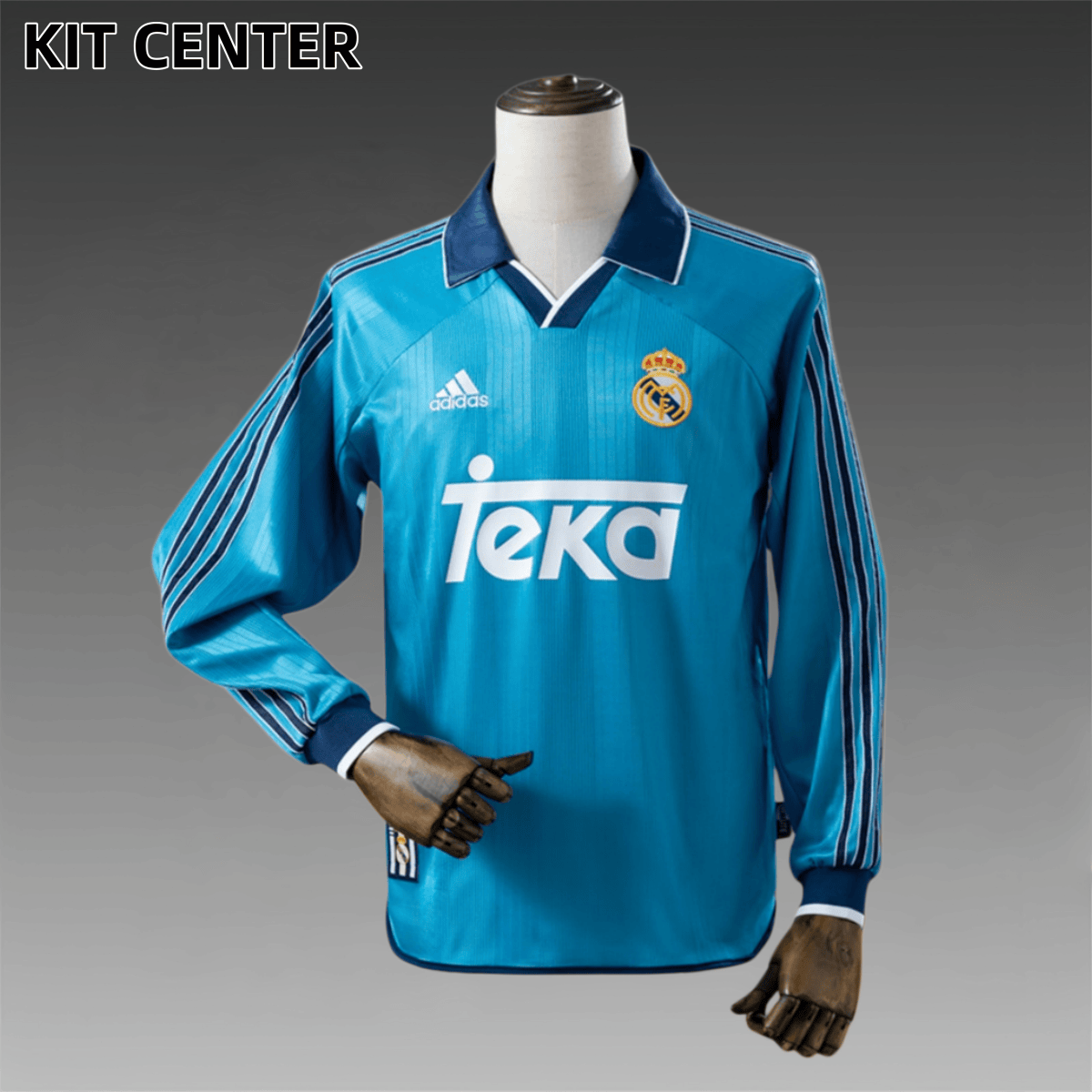 1998/2000 Real Madrid Third Away Long Sleeve Retro Football Shirt