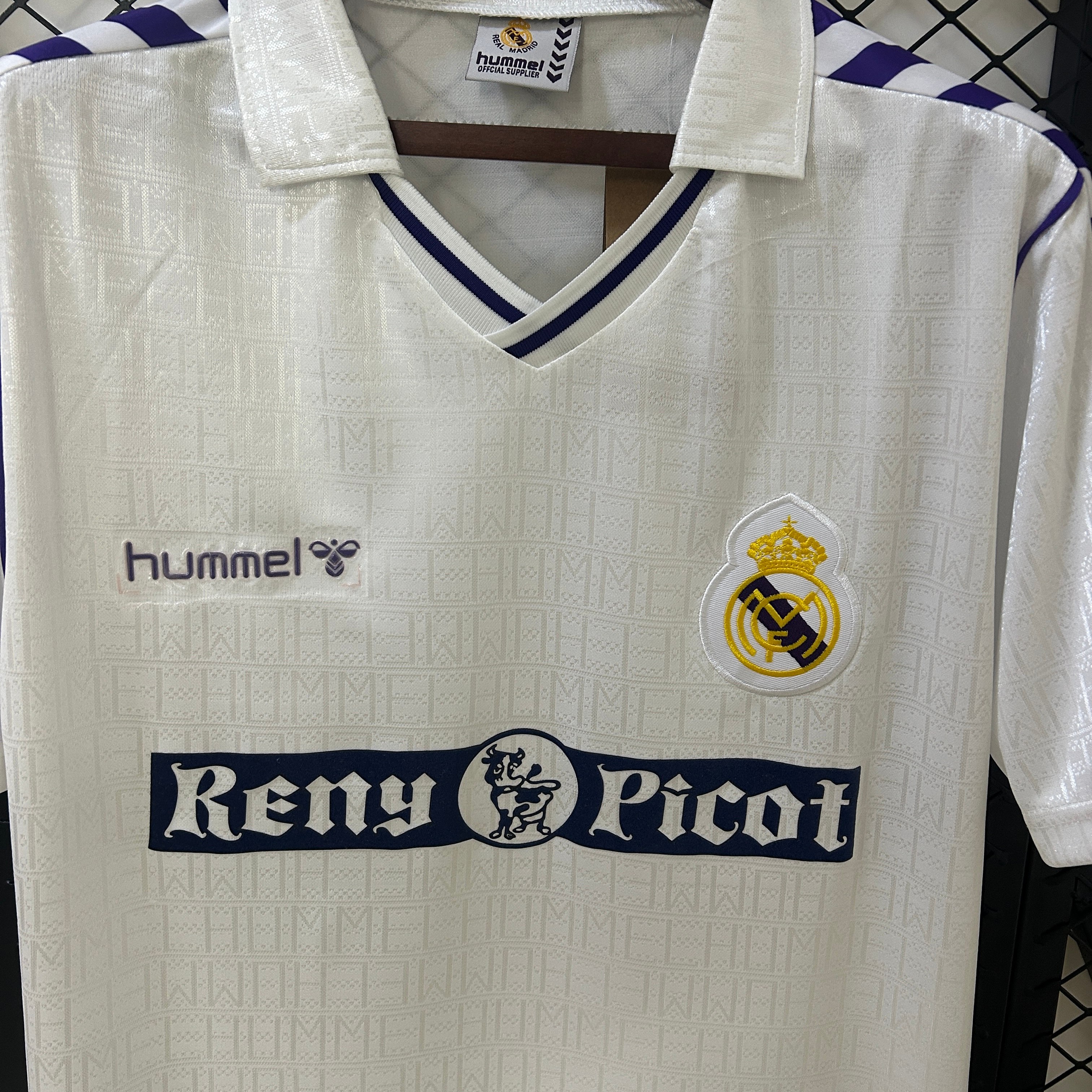1989/1990 Real Madrid Home Retro Football Shirt