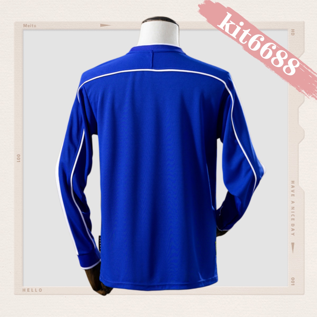 1998 Brazil Away Retro Long Football Shirt