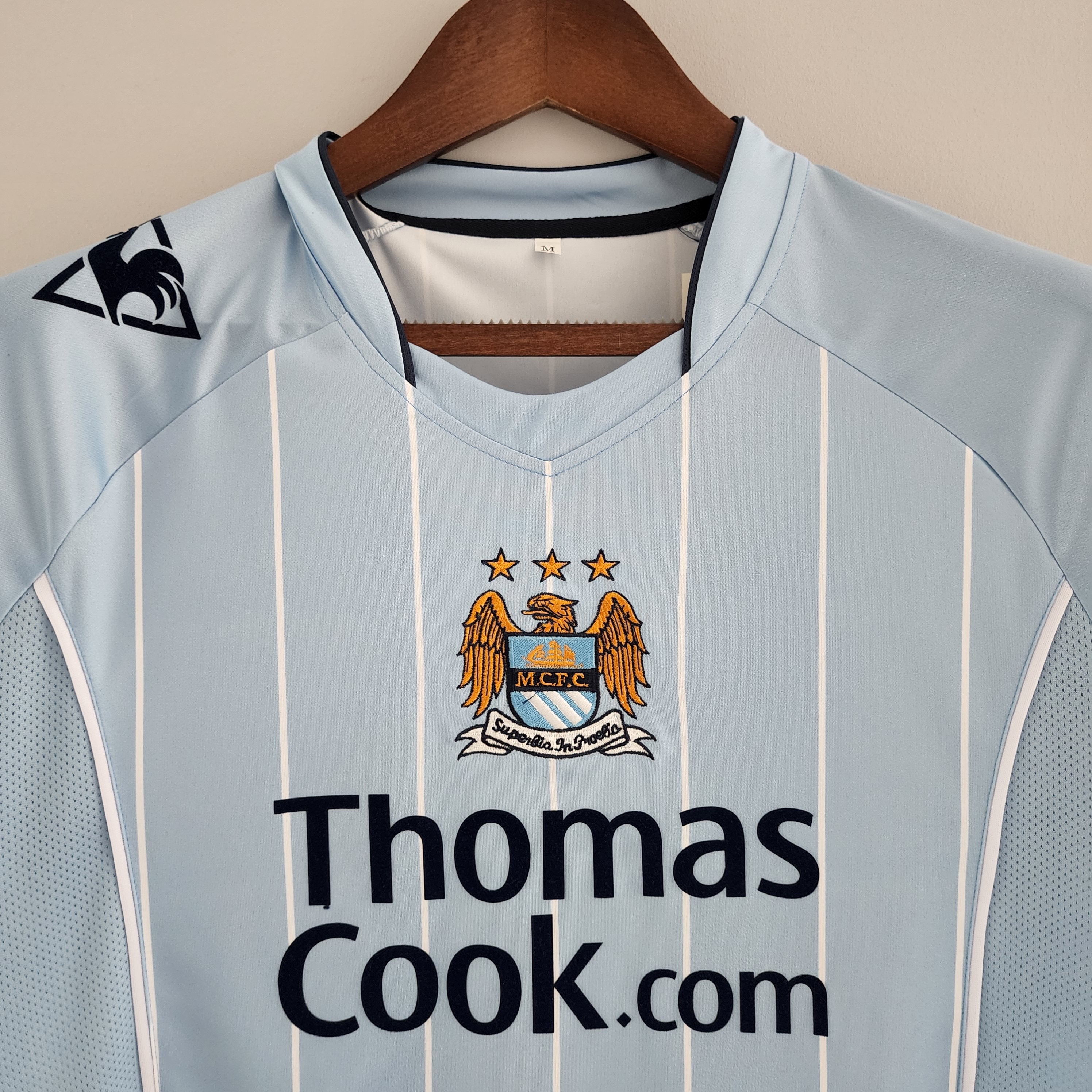 2008/2009 Manchester City Retro Home Football Shirt