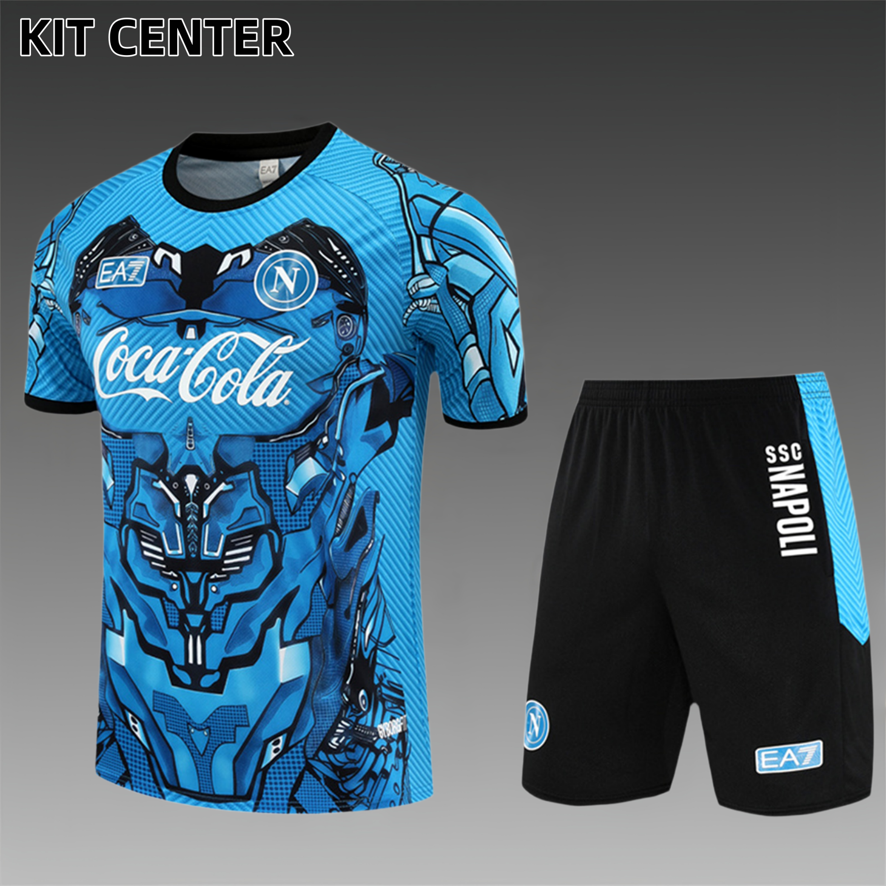 2025/2026 Napoli Short Sleeve Training Jersey for Kids (Kids Kit)