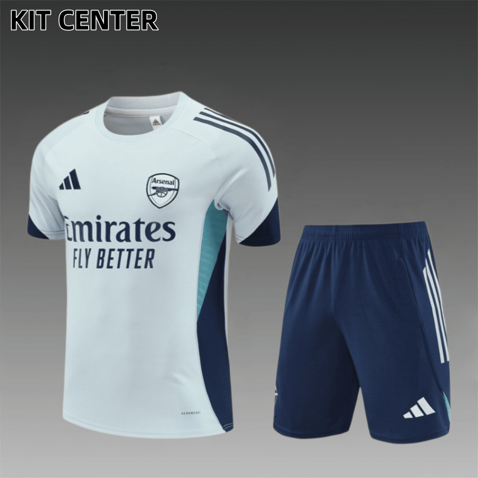25/26 Arsenal Short sleeved Training Suit (Adult and Children's Set)