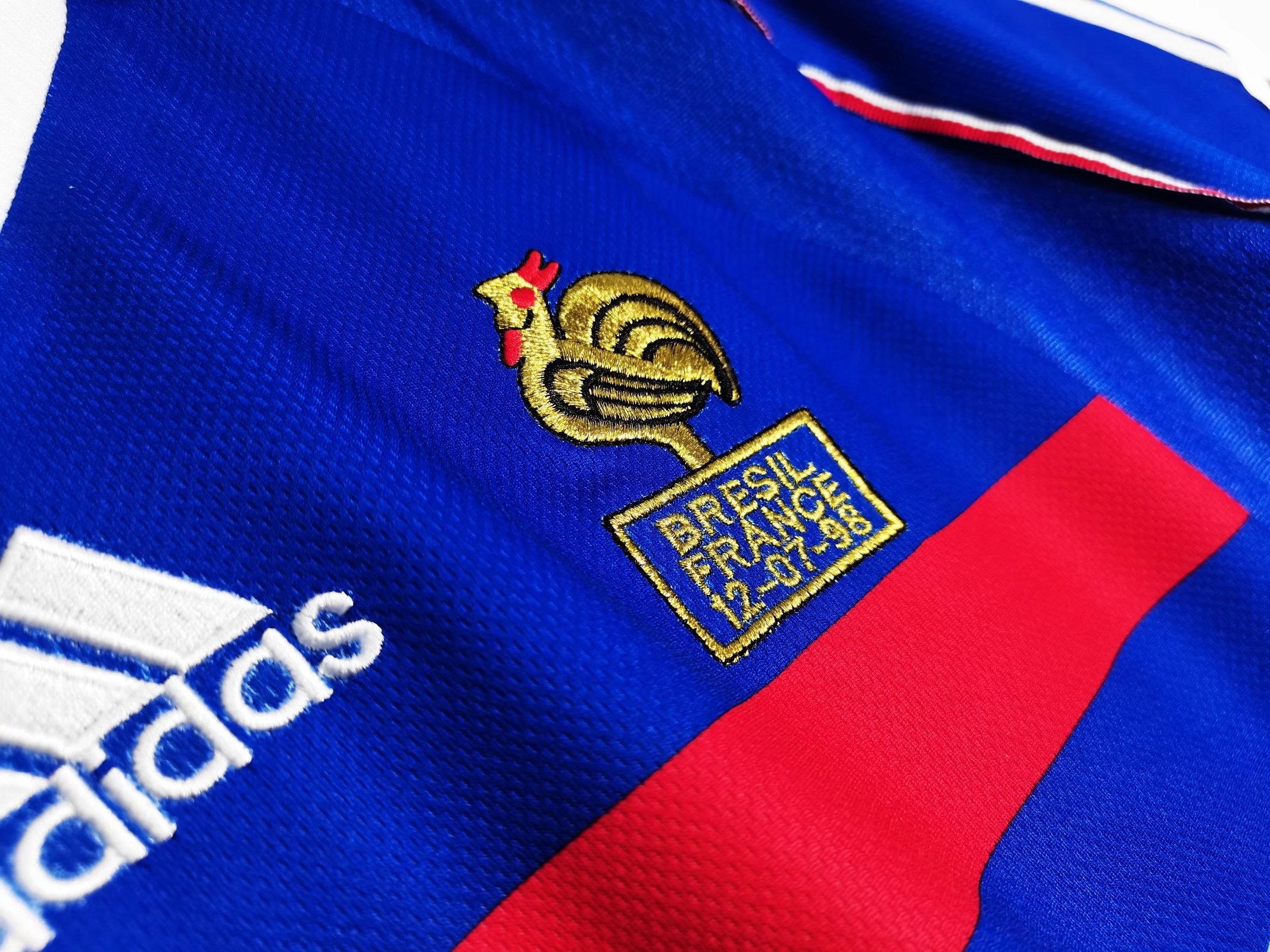 1998 France Home Retro Football Shirt