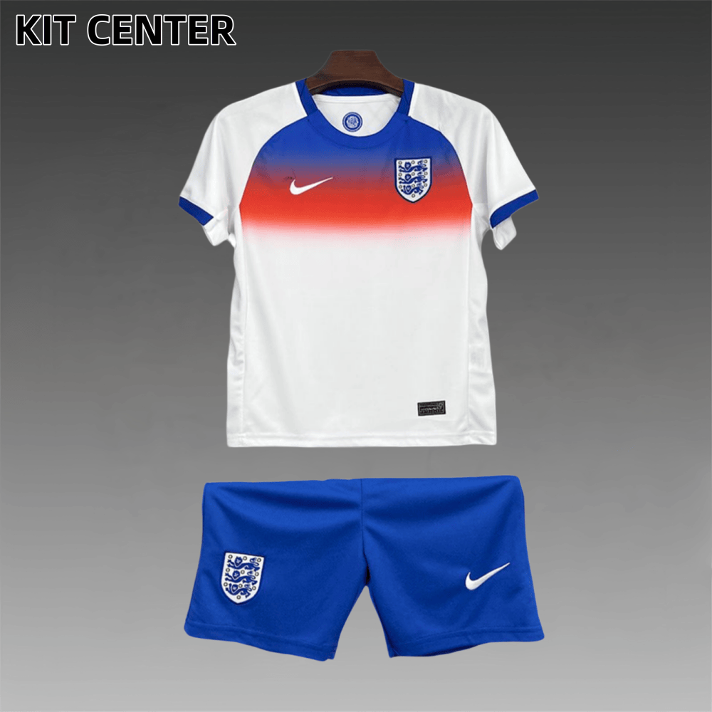 2025/2026 England Home Kids Football Shirt （Kids Kit socks)