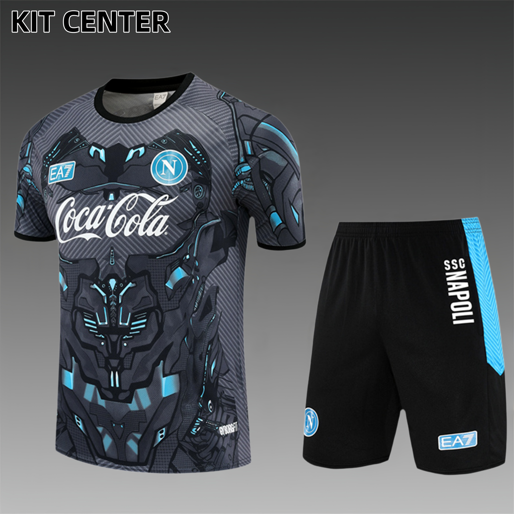 2025/2026 Napoli Short Sleeve Training Jersey for Kids (Kids Kit)
