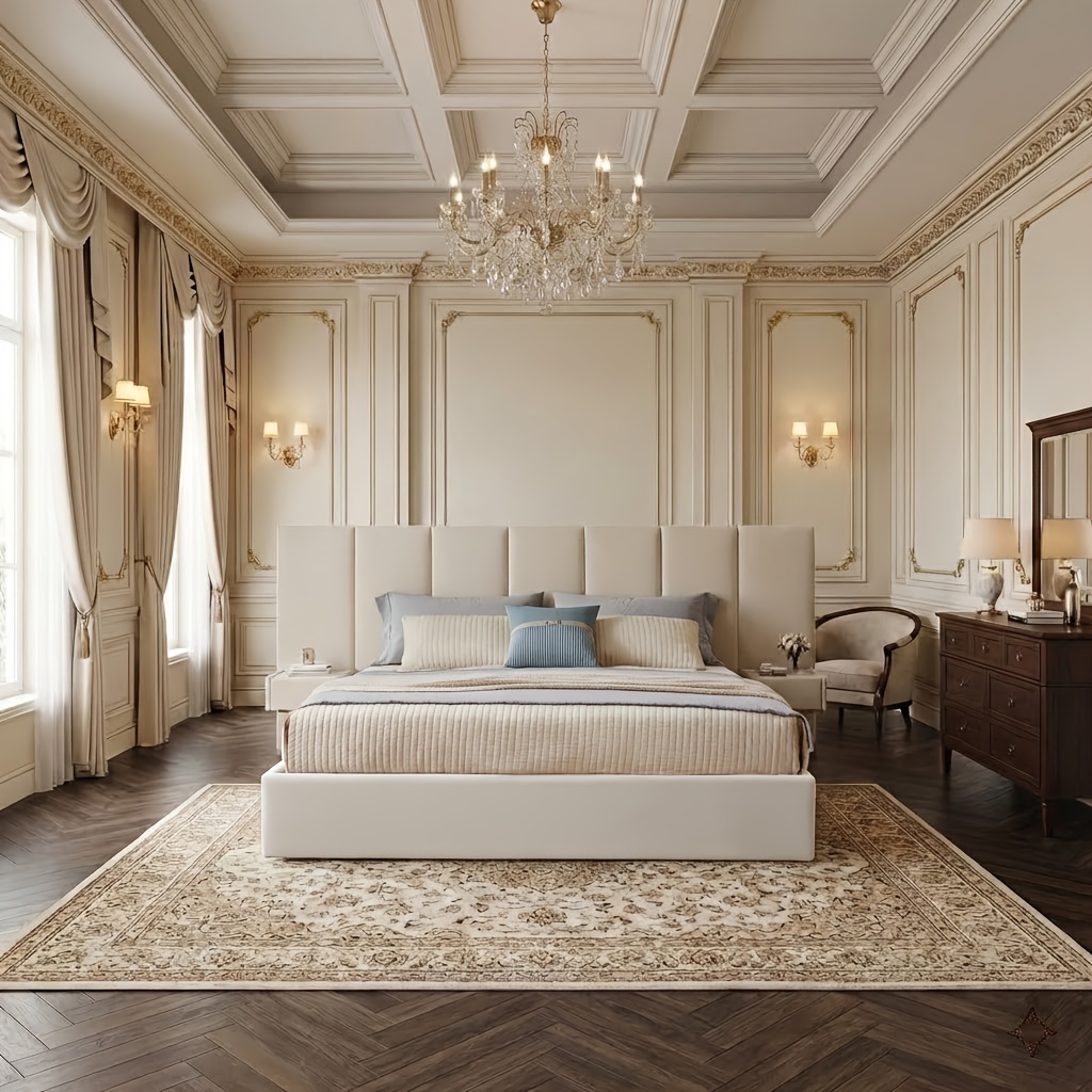 Bed frame with cushioned lift storage function, featuring a hotel-style headboard, available in Queen and King sizes, with air panel, velvet headboard, drawers, and pneumatic lift hydraulic support, eliminating the need for a box mattress