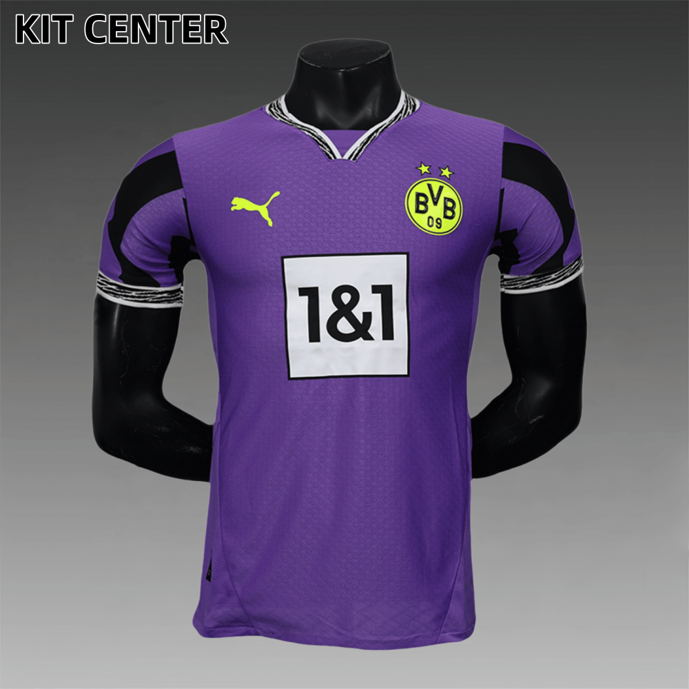 2025/2026 Dortmund Goalkeeper Purple Football Shirt (Player Edition)