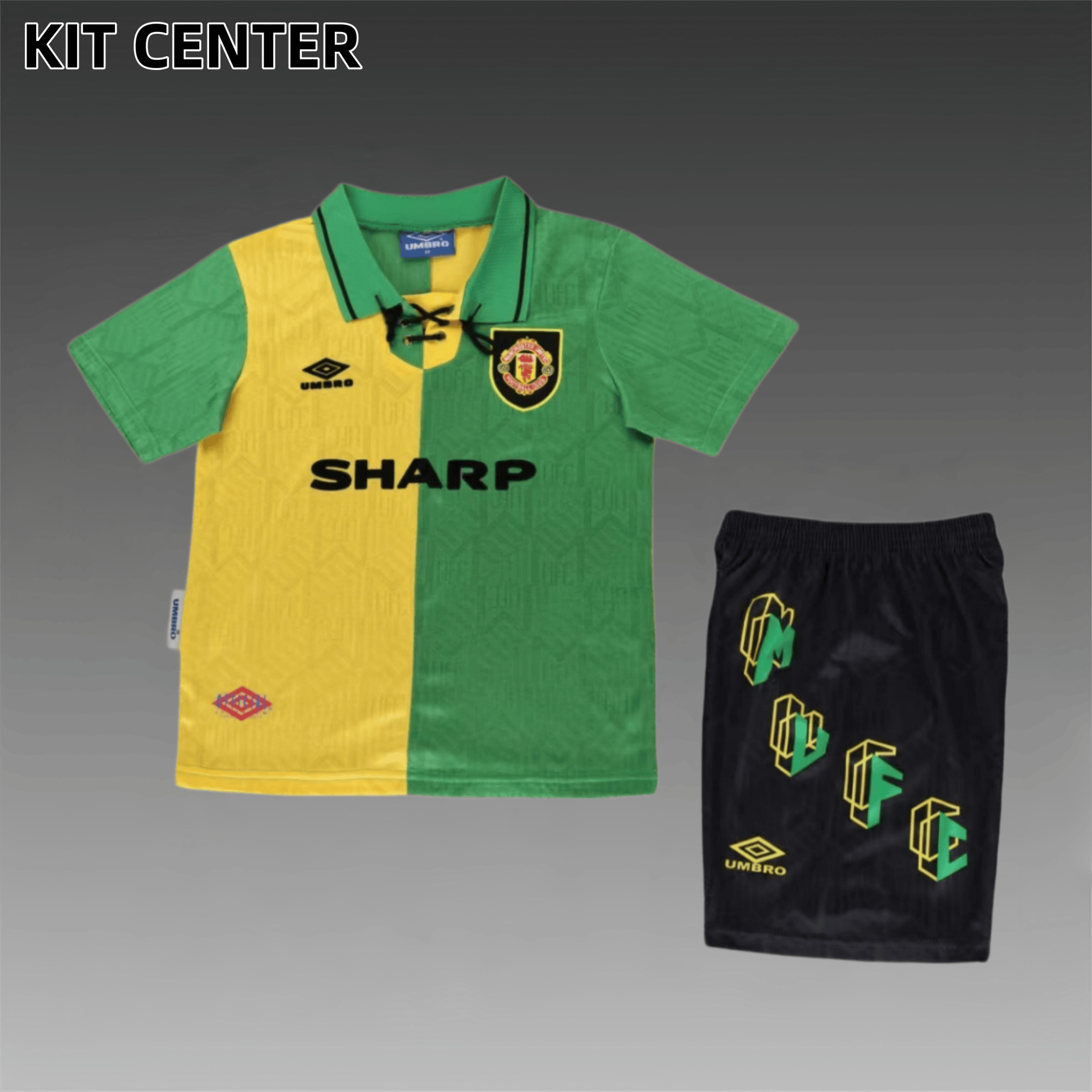 92/94 Manchester United Third Away Retro Football Shirt ( Kids Kit )