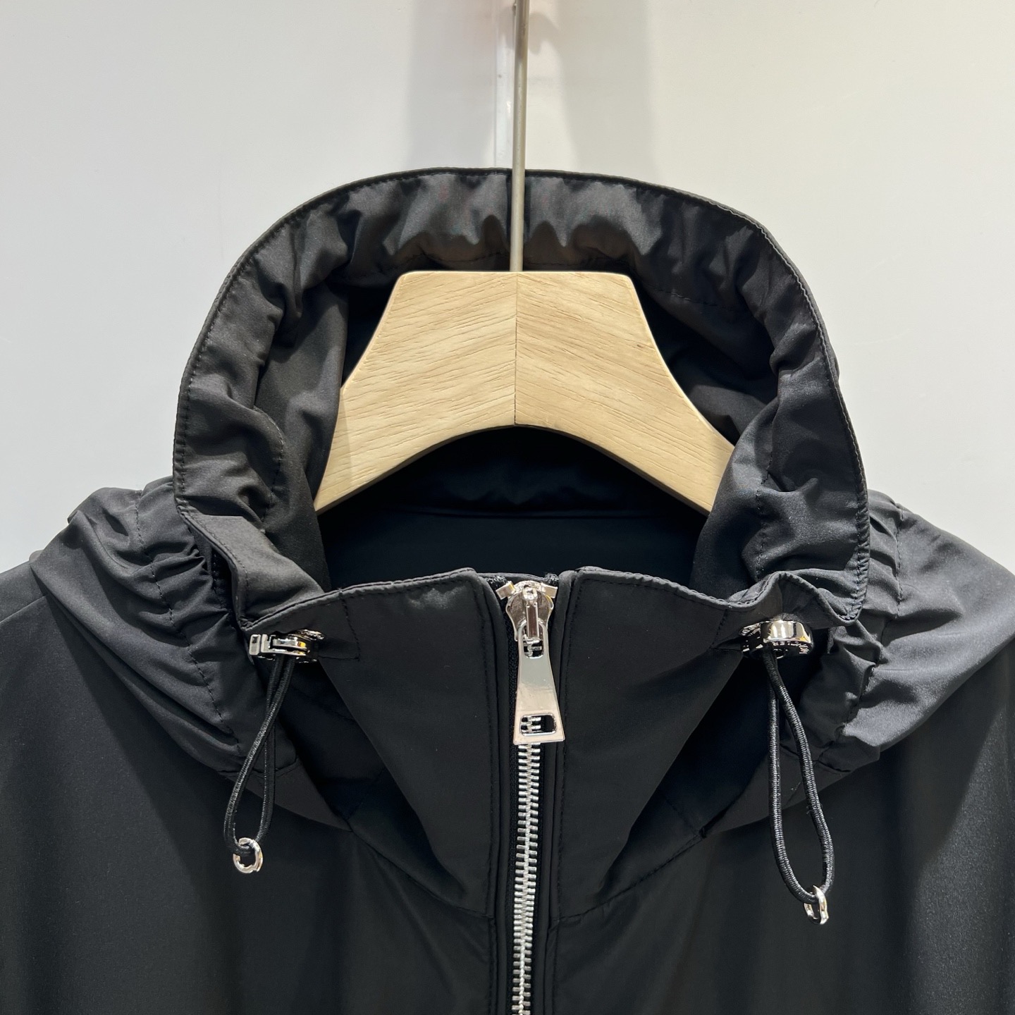 Moncler Enette 2026 Spring Autumn Women's Jackets Polyester Hooded Zipper Tassel Casual Slim Woman's Coats MKDFWJ26001