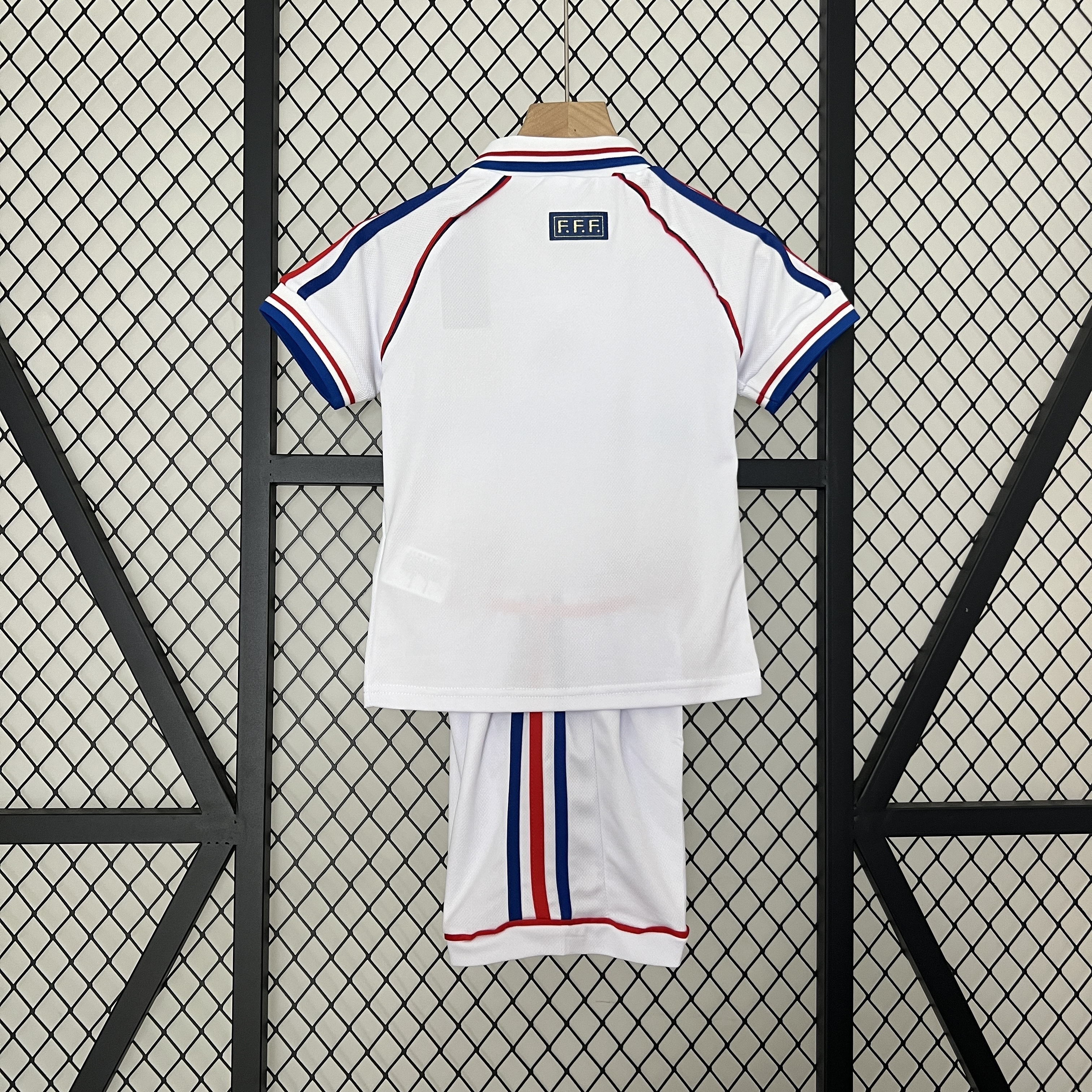 1998 France France Retro Football Shirt  Kids Kit