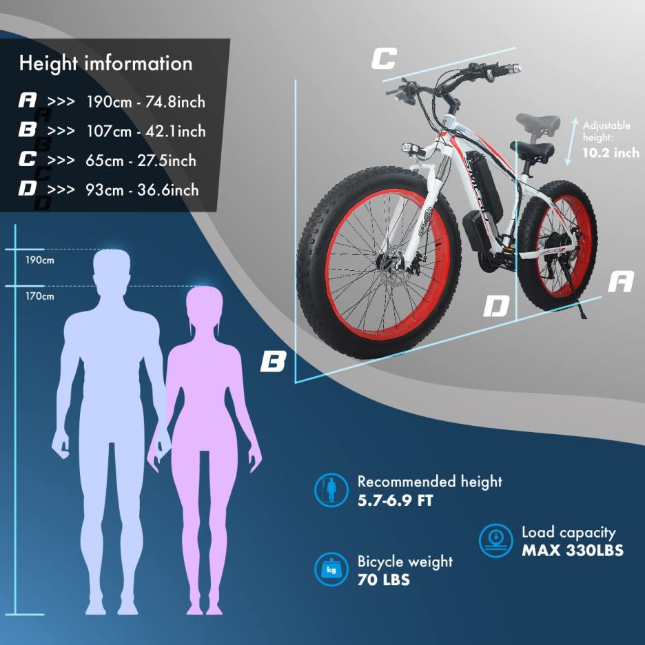 Land Cruiser – 26-inch electric bicycle