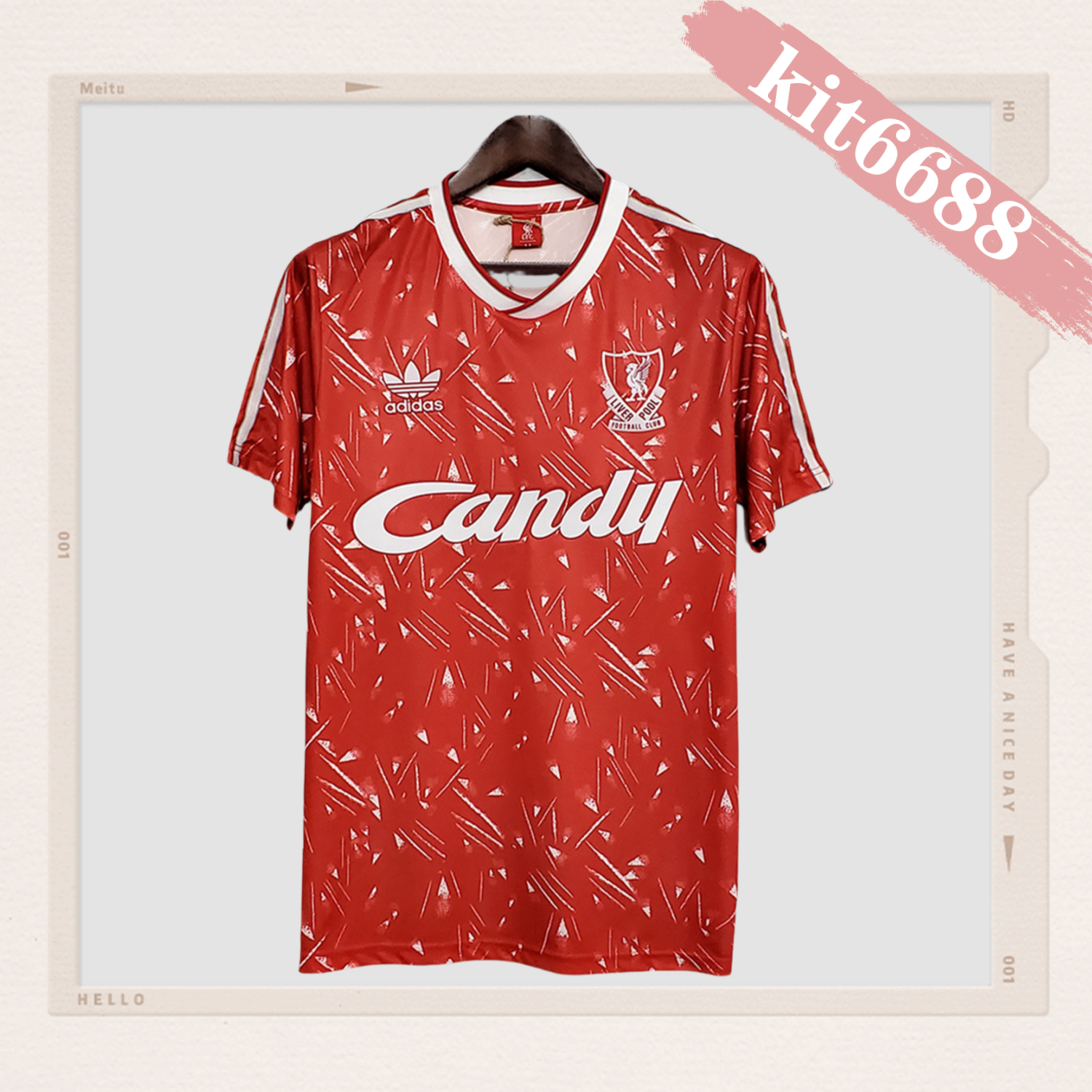 1989/1991 Liverpool Retro Home Football Shirt