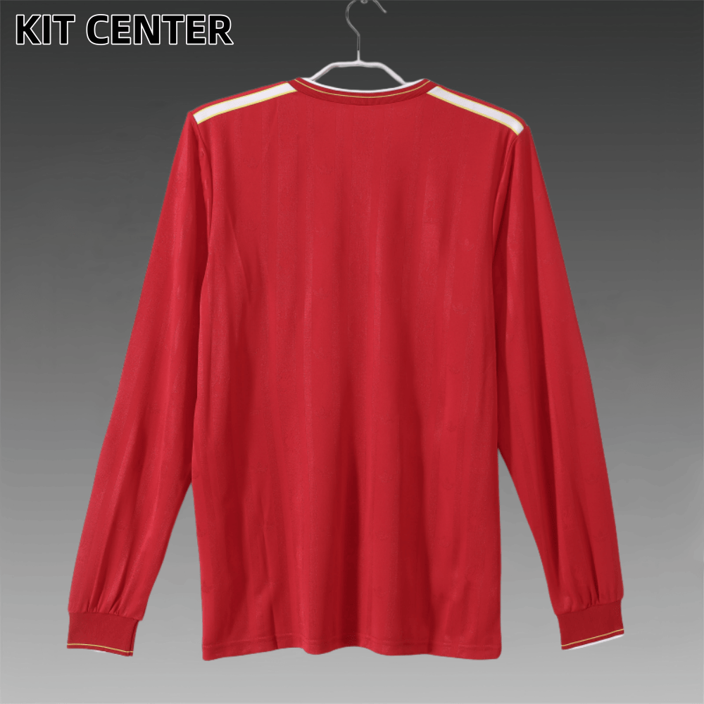 86/87 Liverpool Home Long Sleeve Retro Football Shirt
