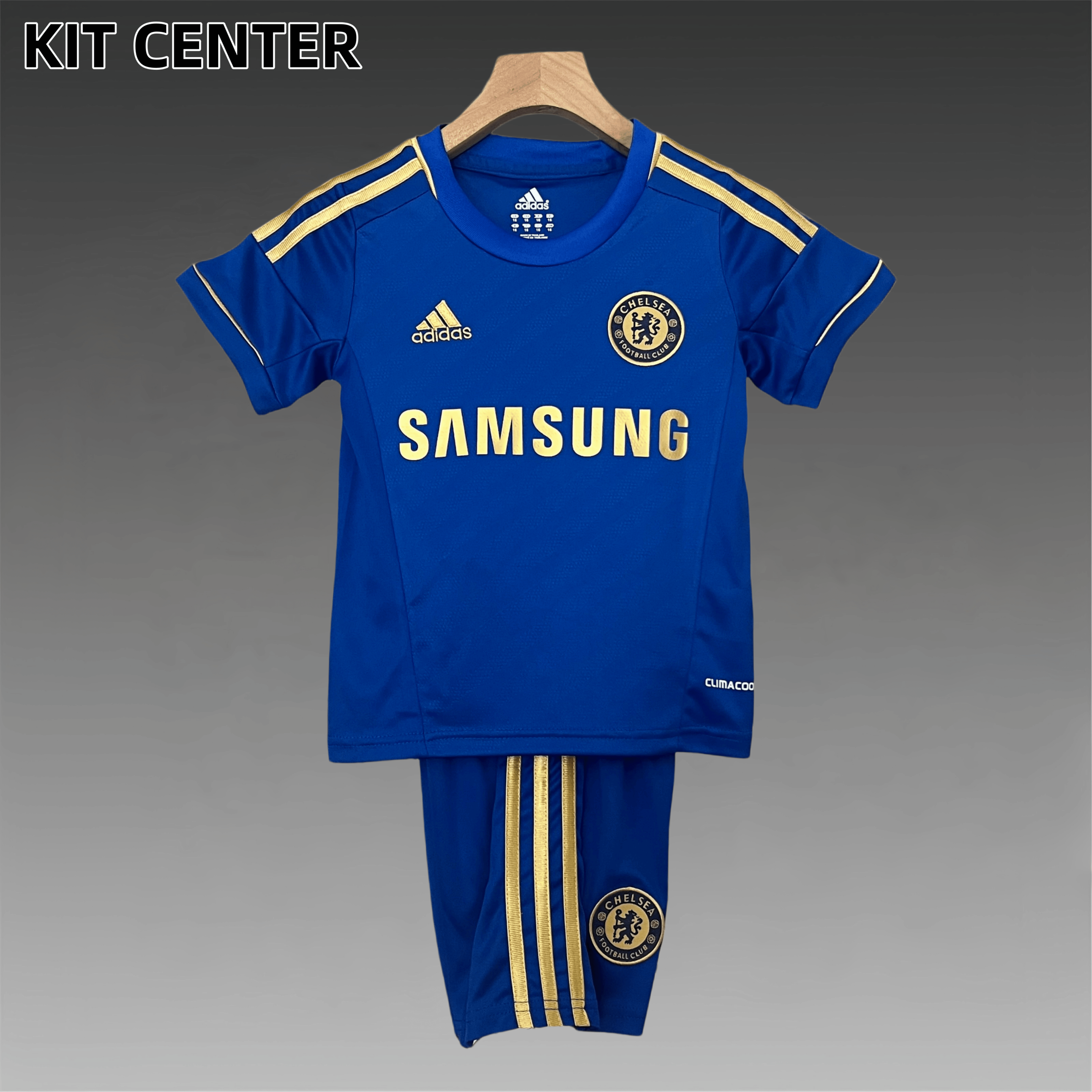 2012/2013 Chelsea Home Retro Champions League edition Football Shirt (Kids Kit)