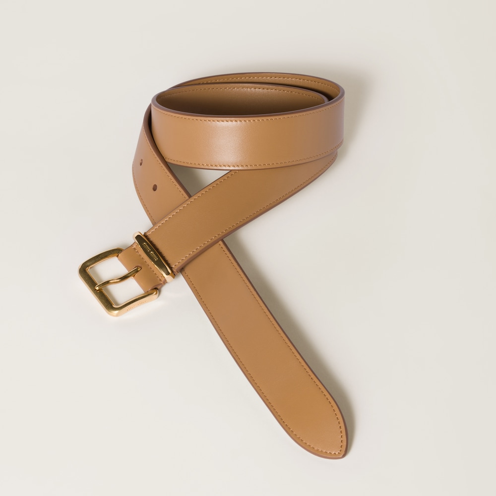 Leather belt