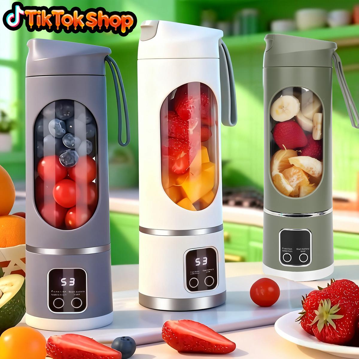Ultimate Portable Blender!USB Rechargeable & Compact for Smoothies On-The-Go - Perfect for Travel, Back to School & Gym!Leak Proof Design, Makes Shakes & Baby Food in Seconds cup juicer rechargeable mini blender vegetable