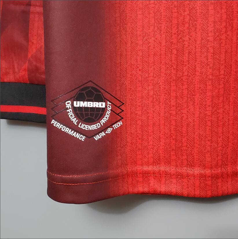 96/97 Manchester United home long sleeved retro football jersey