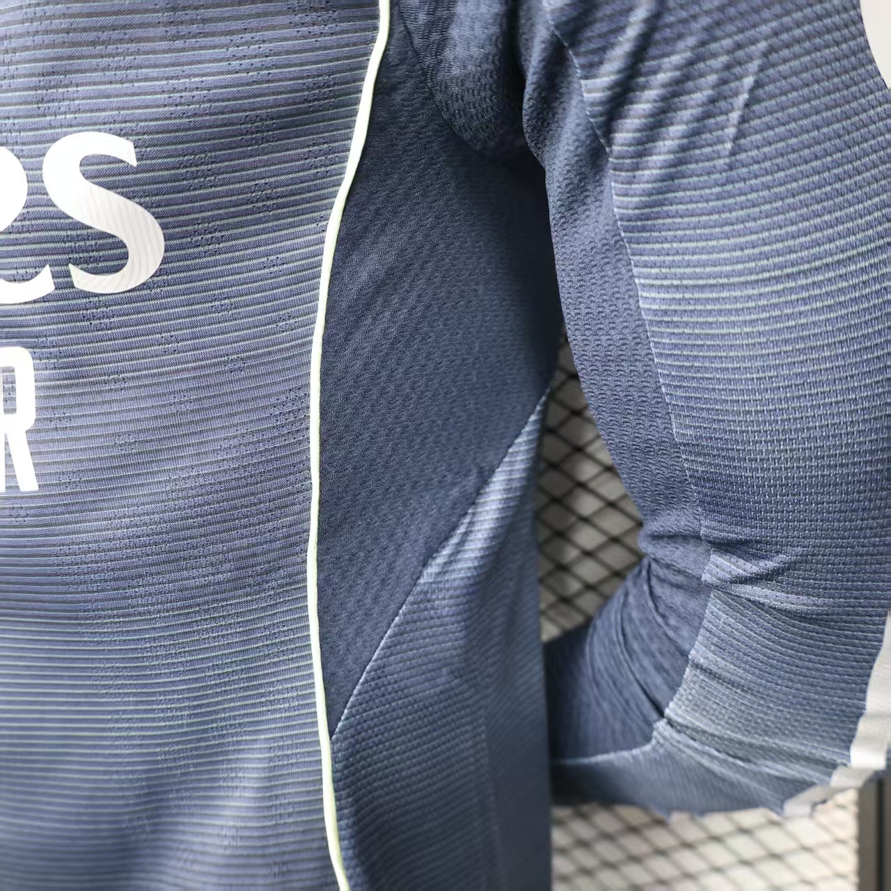 2025/2026 Real Madrid Away Long Sleeve Football Shirt (Player Edition）