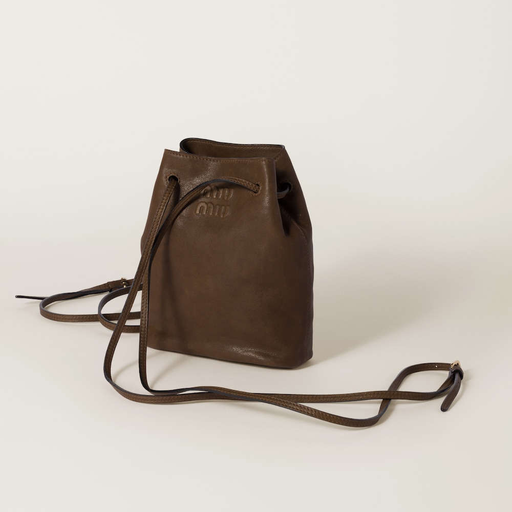 Nappa leather mini-bag