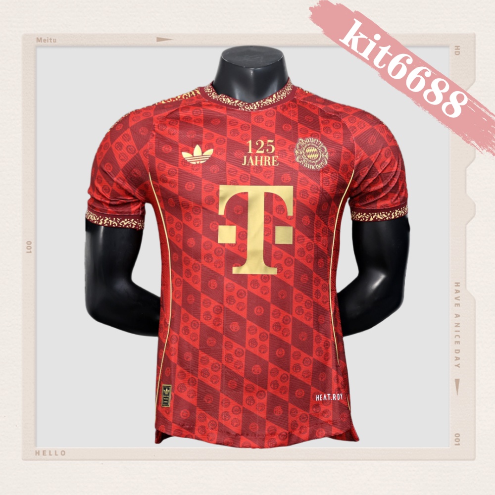 2025/2026 Bayern Munich 125th Anniversary Red Football Shirt (Player Edition)