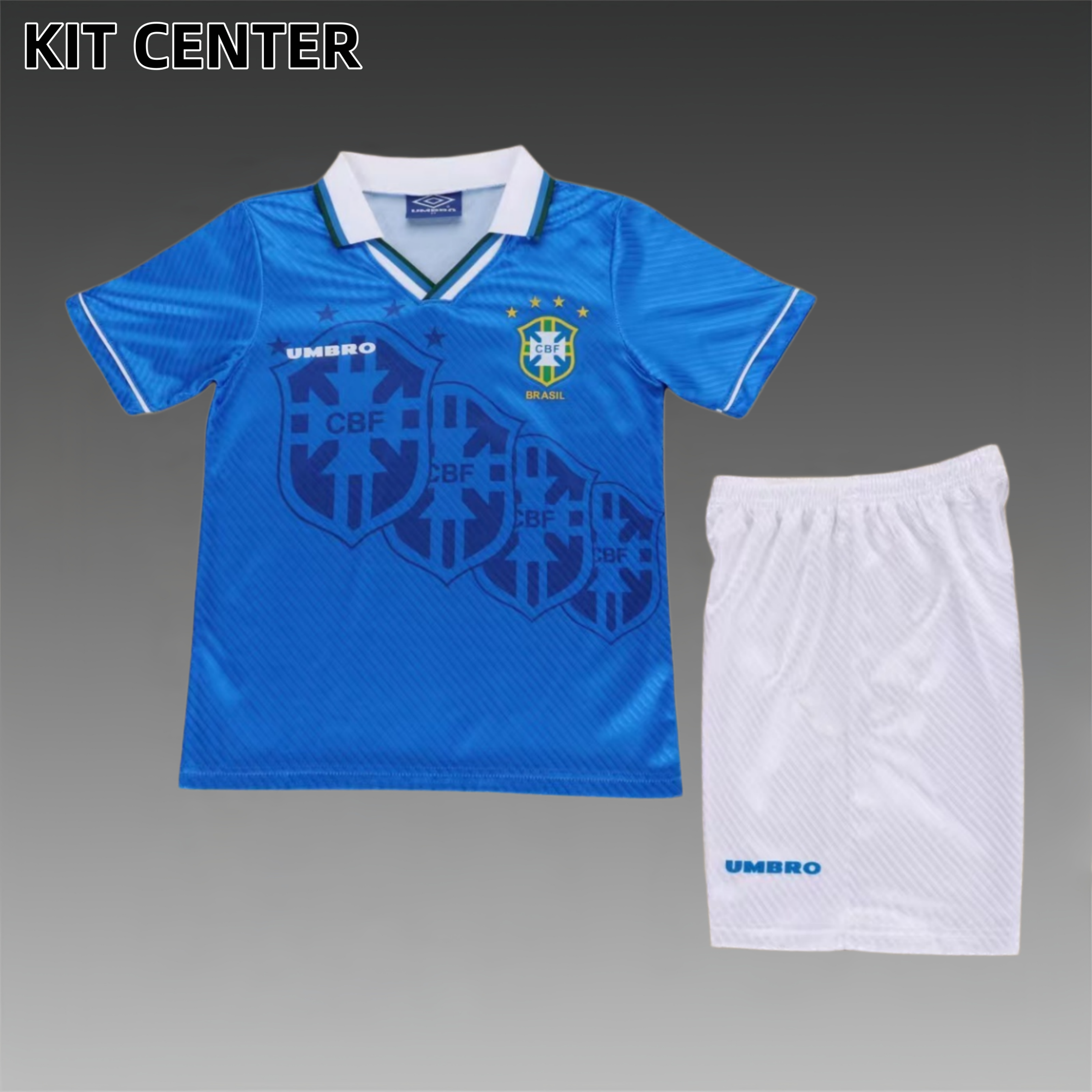 1996 Brazil Away Retro Kids Kit