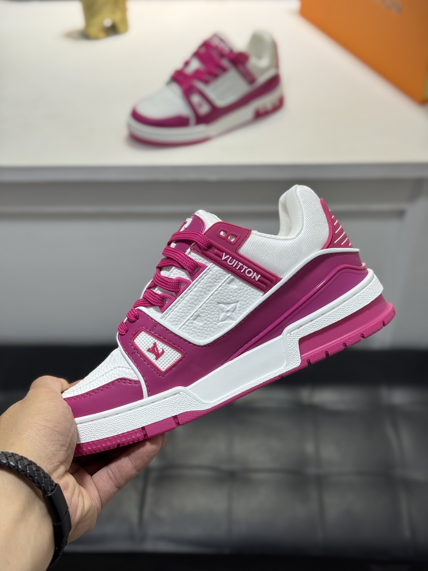 LV Louis vuitton Trainer Sneaker Low Virgil Abloh Monogram