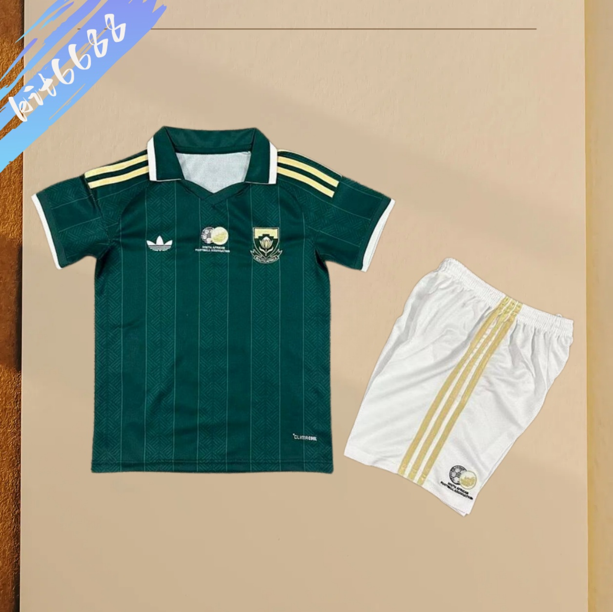2026 South Africa Away  Football Shirt (Kids Kit socks )