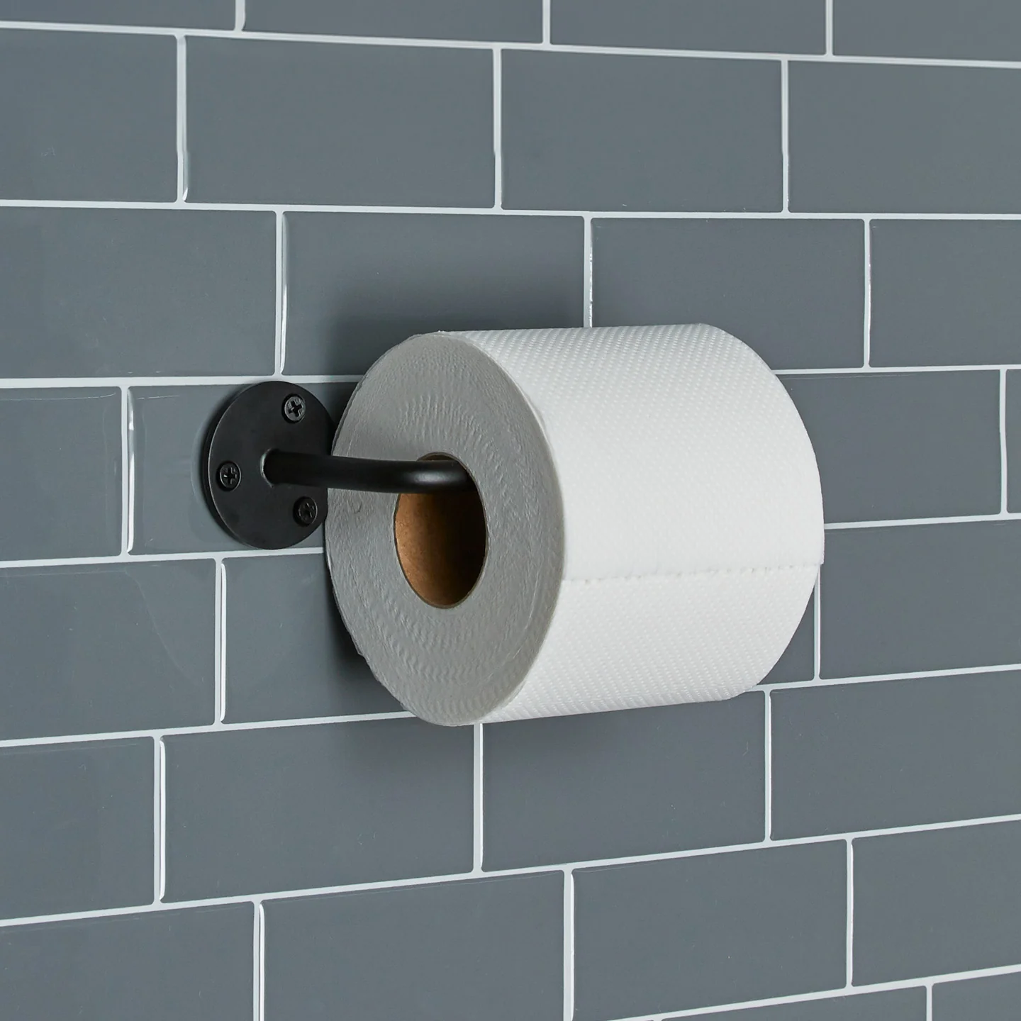 Essential Toilet Paper Holder - Black