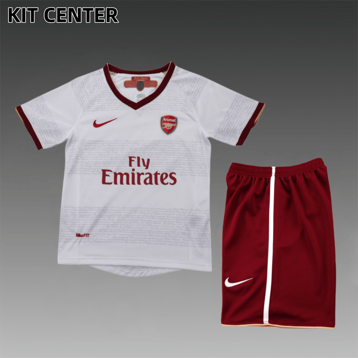 07/08 Arsenal Away Retro Football Shirt (Kids Kit)