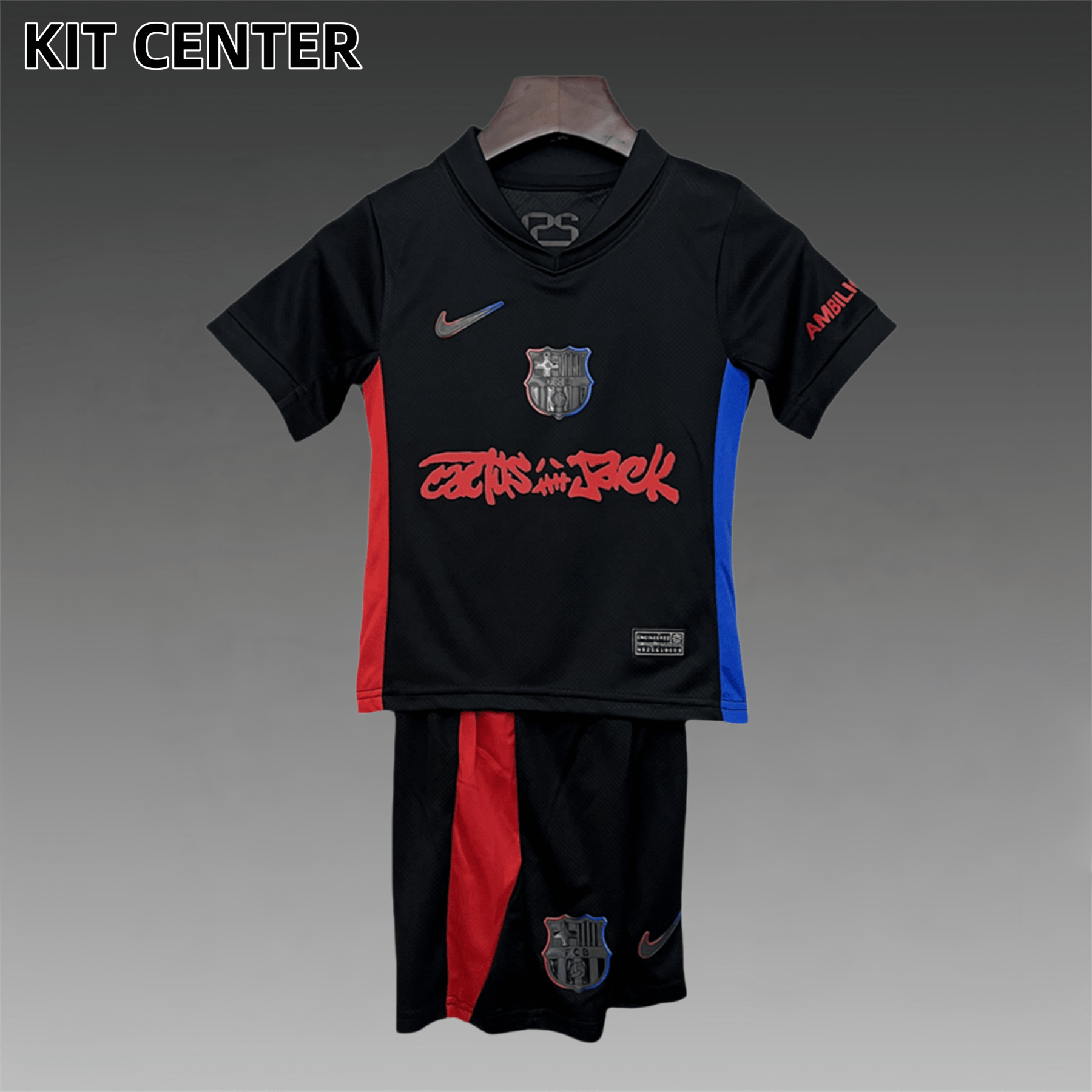 2025/2026 Barcelona Away Kids Kit (Kids Kit socks)