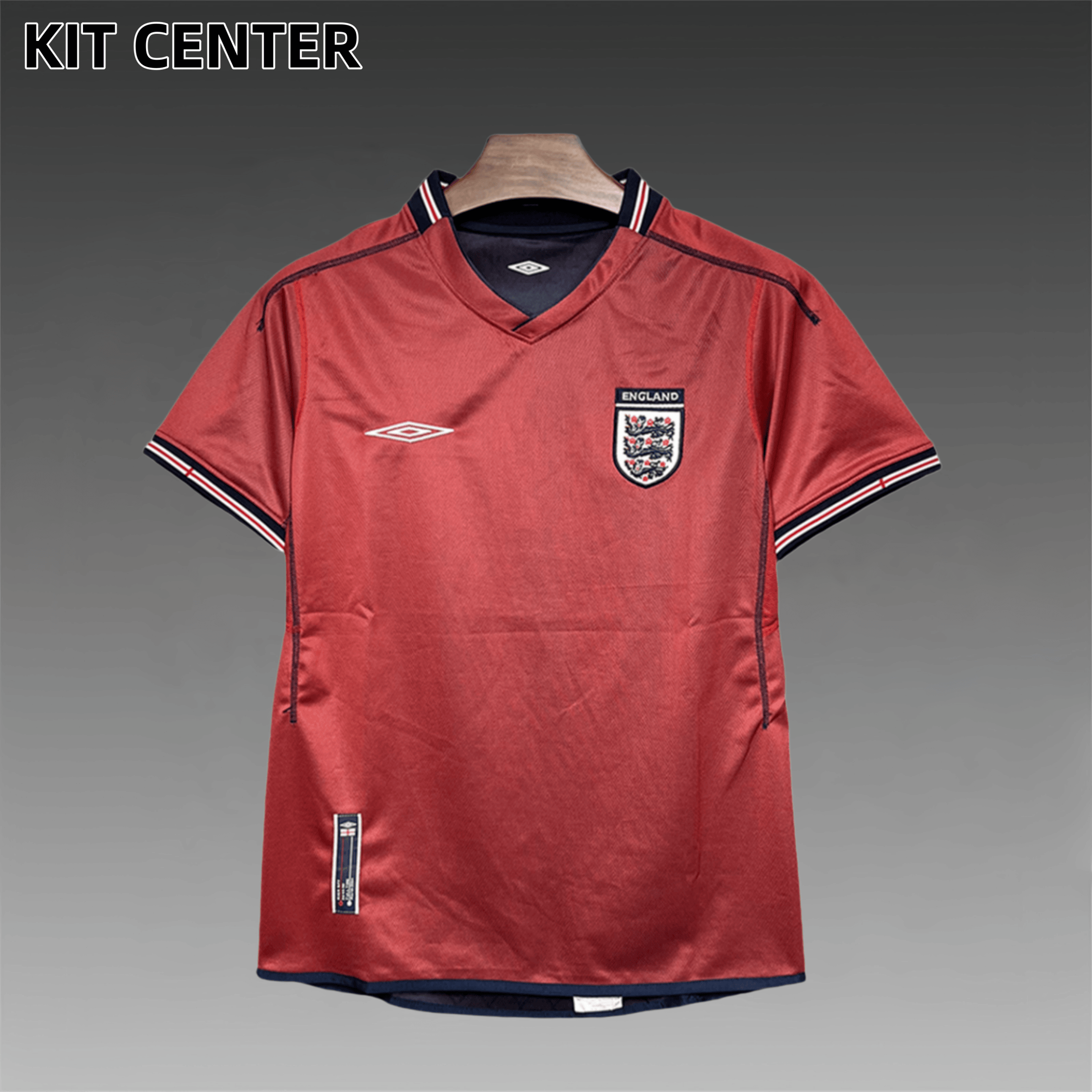 2002  England Away  Retro Football Soccer jerseys