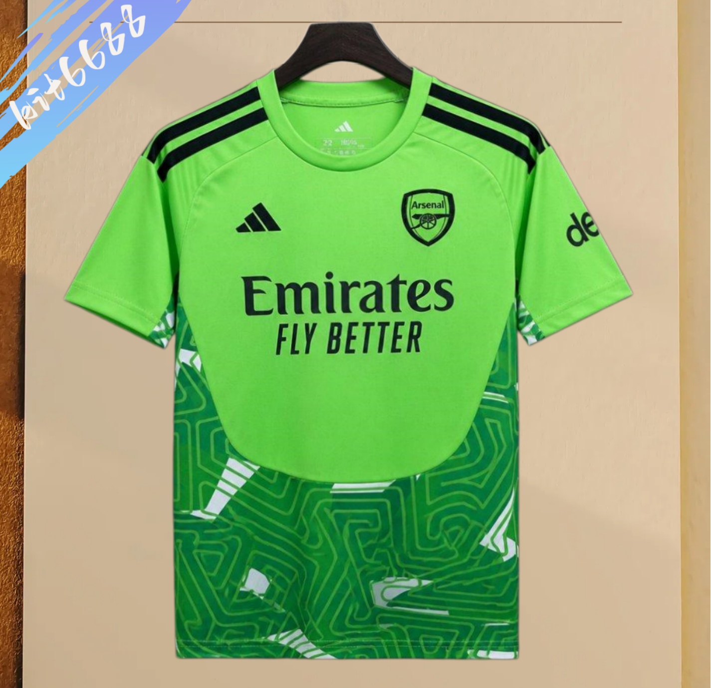 2026/2027 Arsenal Goalkeeper Neon Green/Dark Green Football Jersey (Fans version)