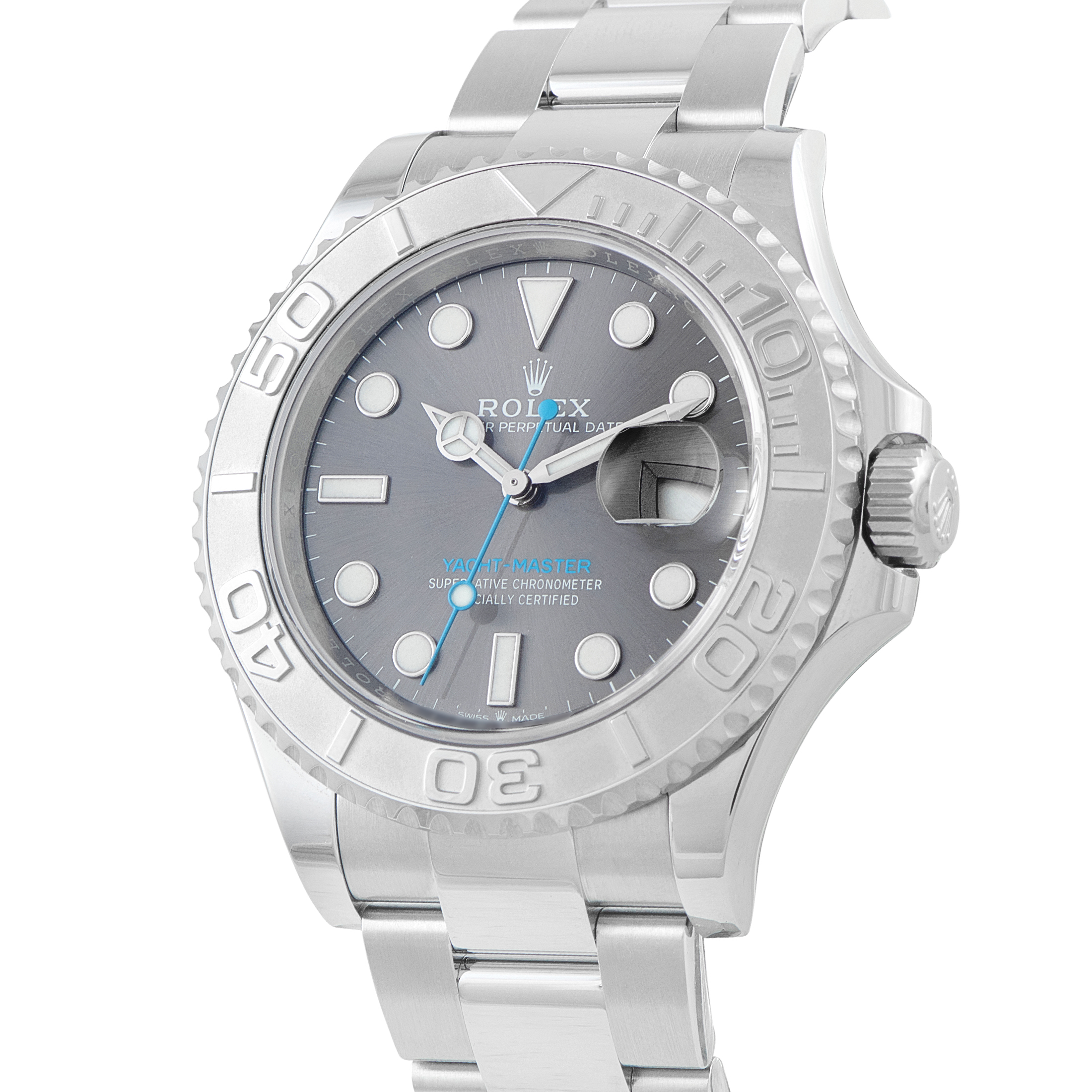 RolexYacht-Master 40 Slate Dial Steel Watch 126622