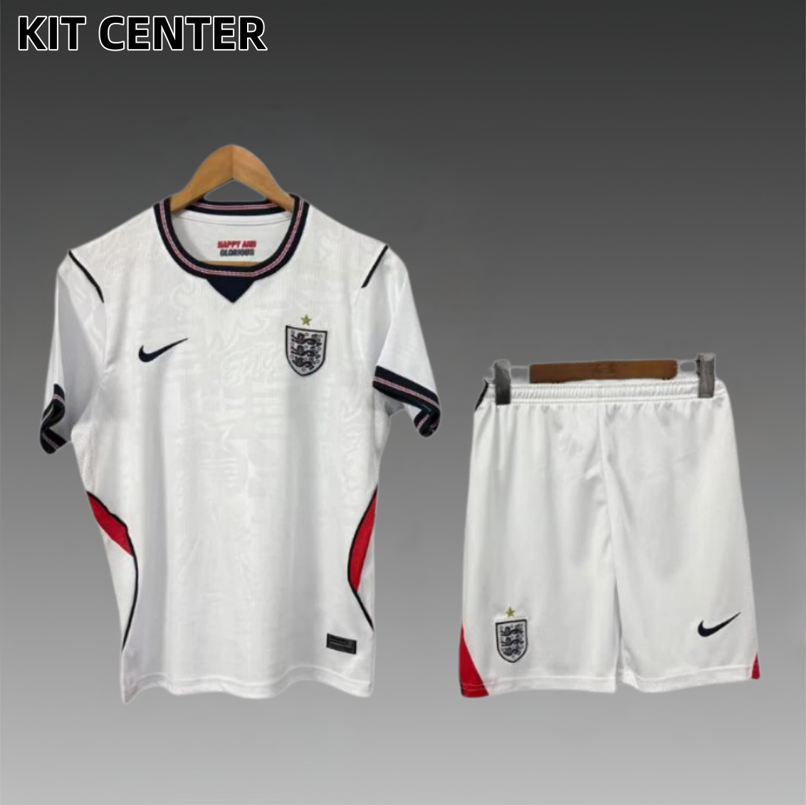 2026 England Home Kids Football Shirt （ Adult Kit socks)