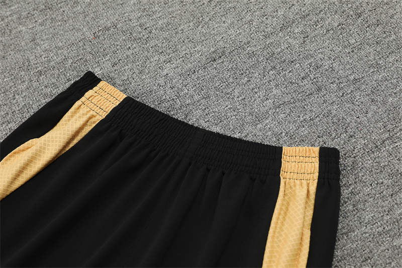 2024/2025 Real Madrid Black Gold Adult Half Zip Training Kit (Adult Kit)