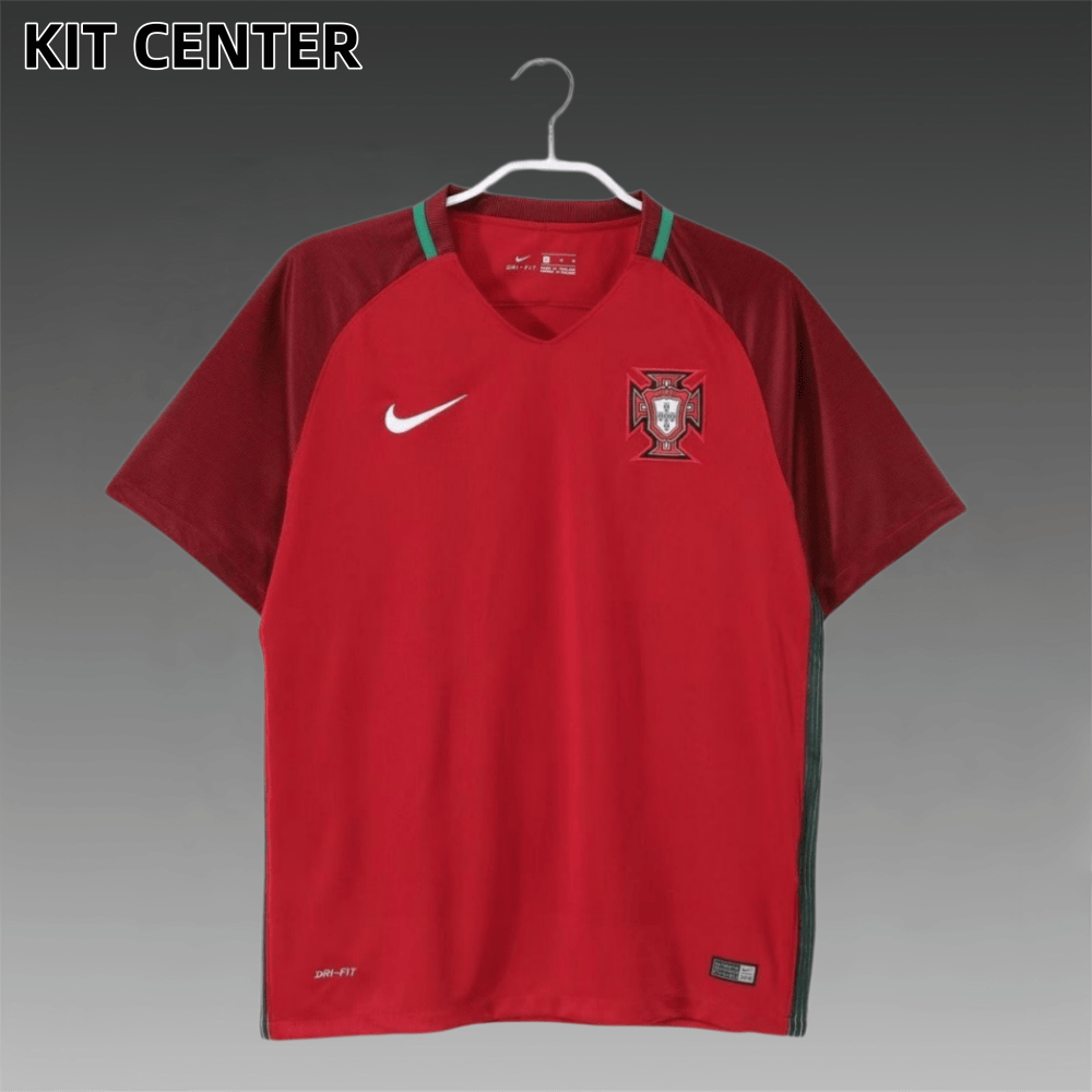 2016 Portugal Home Football Shirt (Retro Edition)