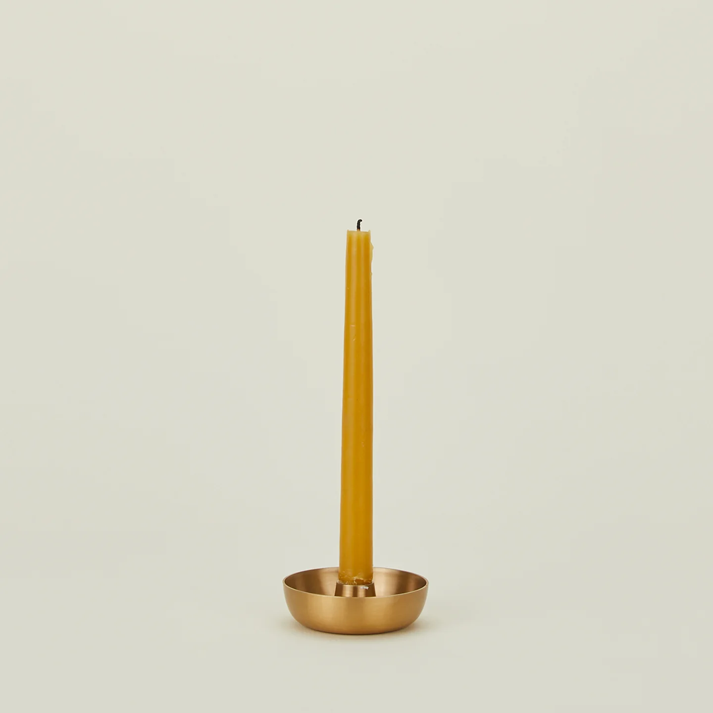 Brass Bowl Candle Holder
