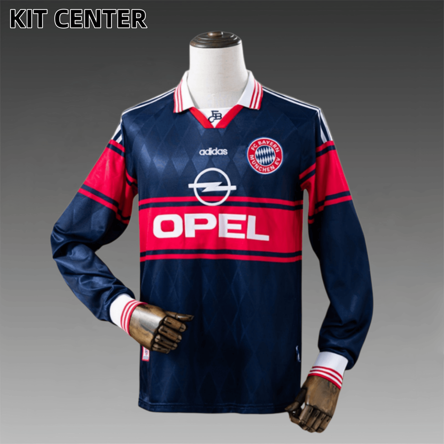 97/98 Bayern Munich home Retro long sleeves Football Shirt