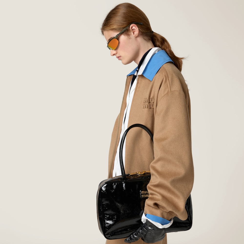 Beau naplak patent leather bag